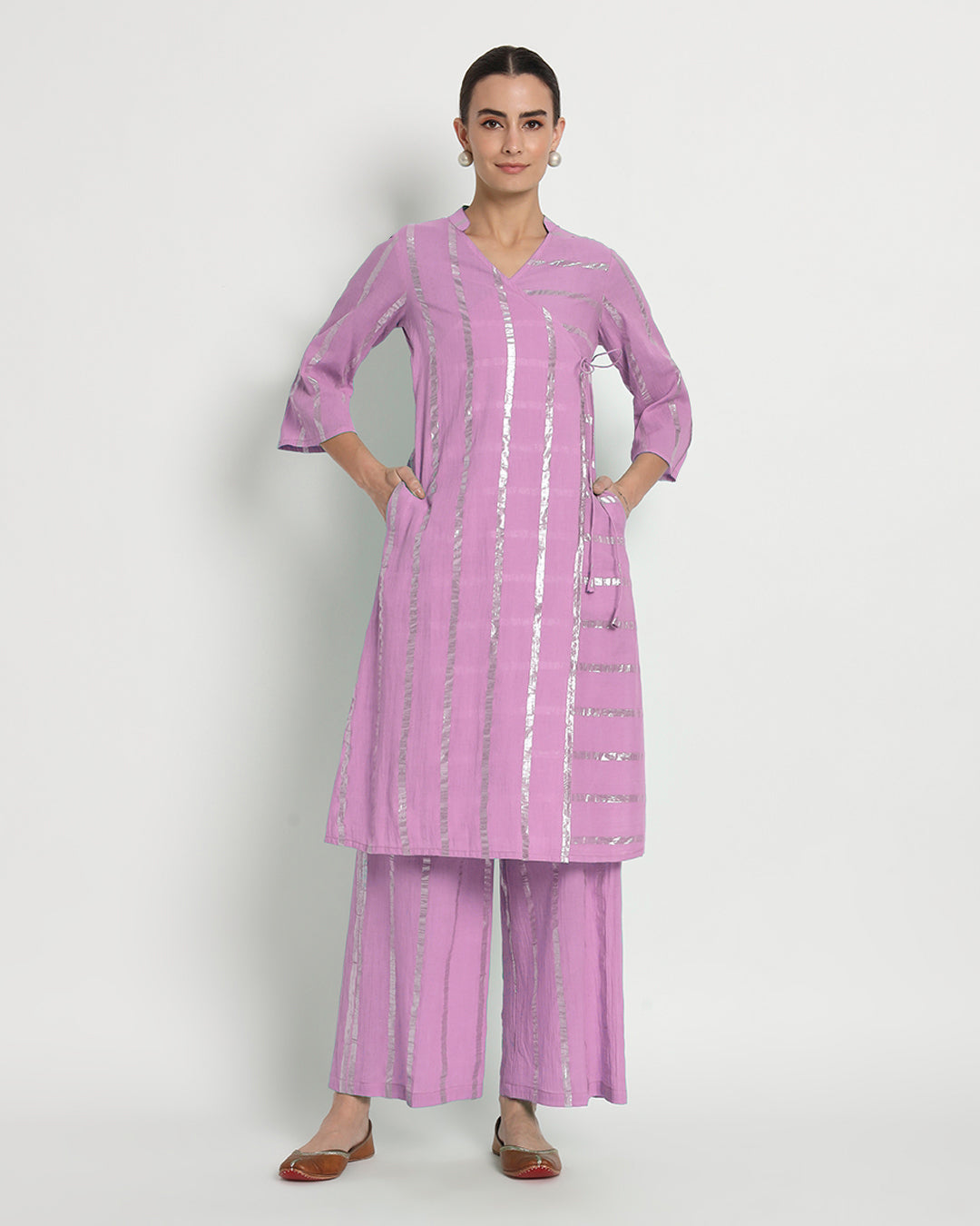Iris Pink Glisten Glam Gala Co-ord Set
