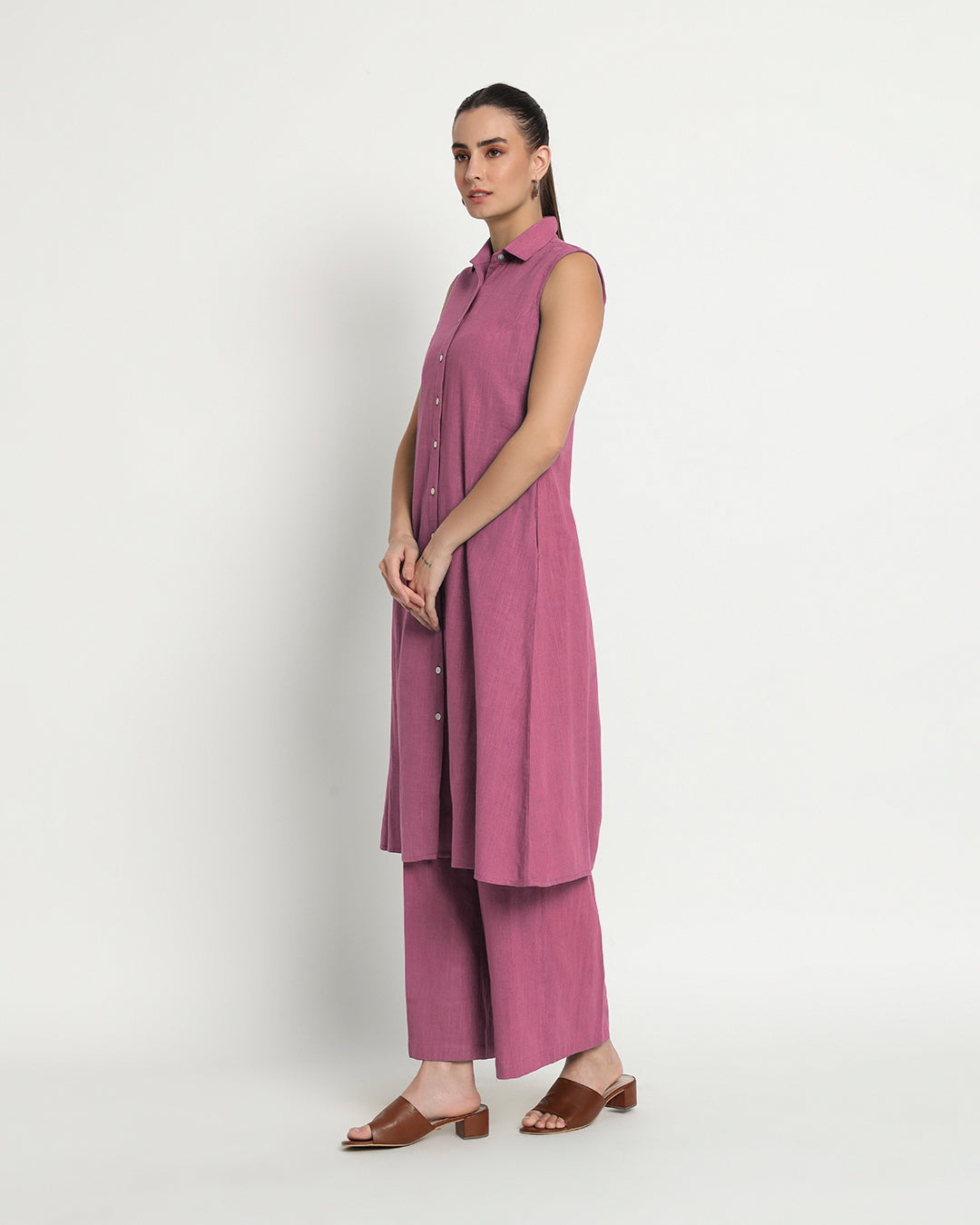 Wings Of Rose Artful A-Line Solid Co-ord Set