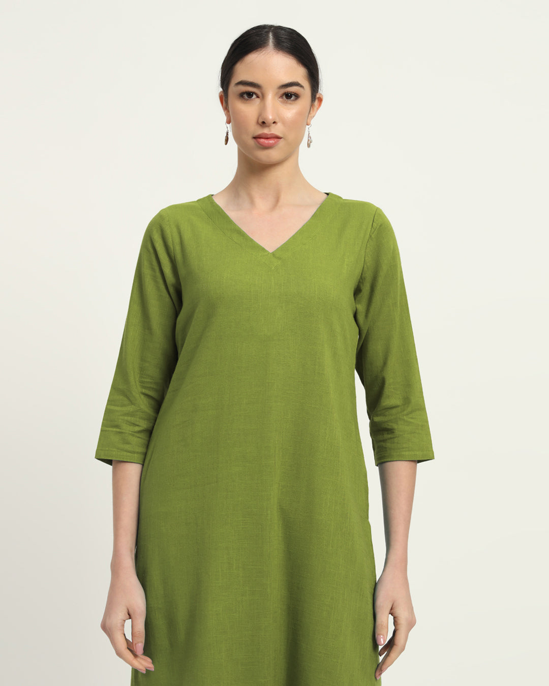 Sage Green Verve & Versatility Kurta (Without Bottoms)