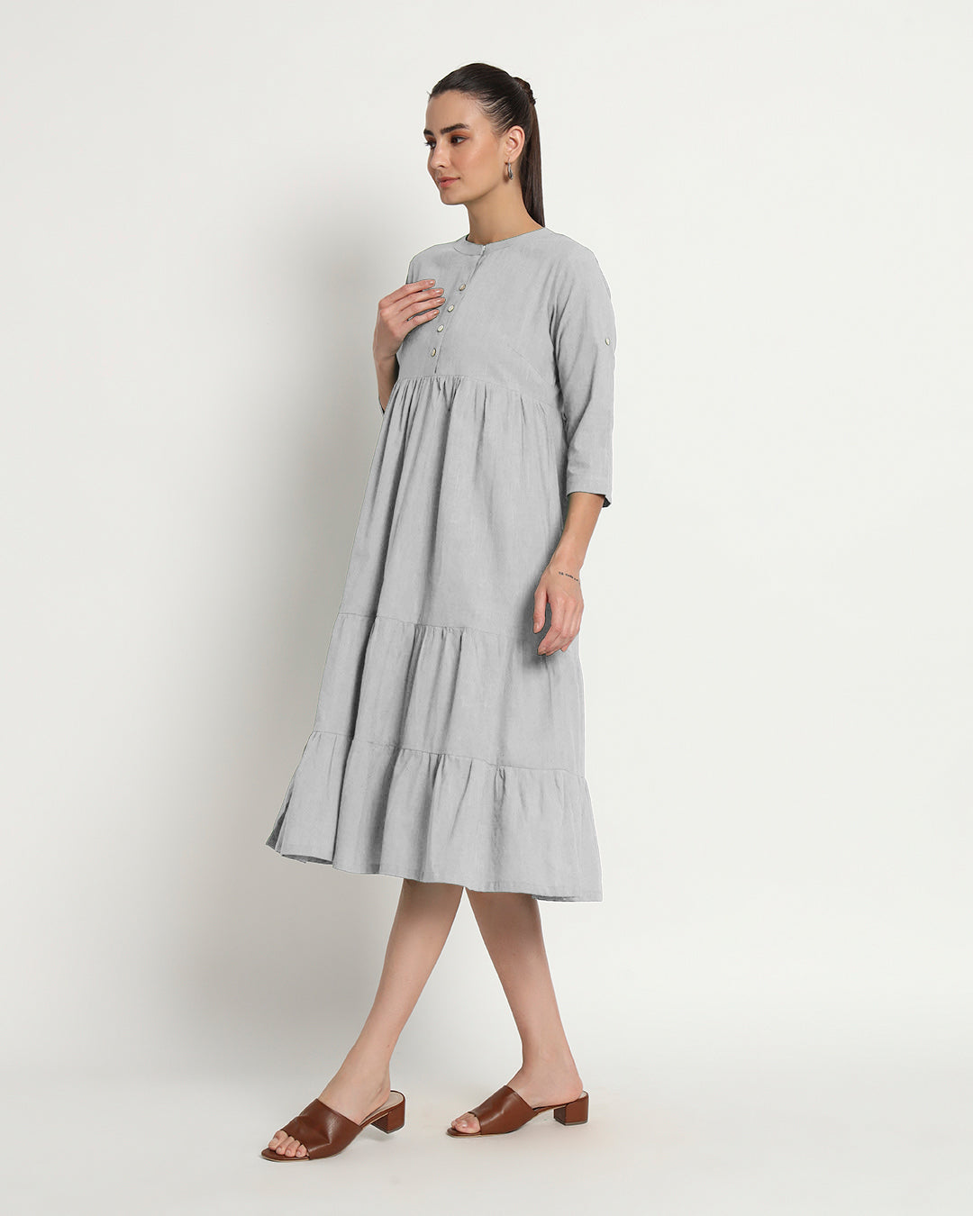 Iced Grey Beloved Breeze Band Dress