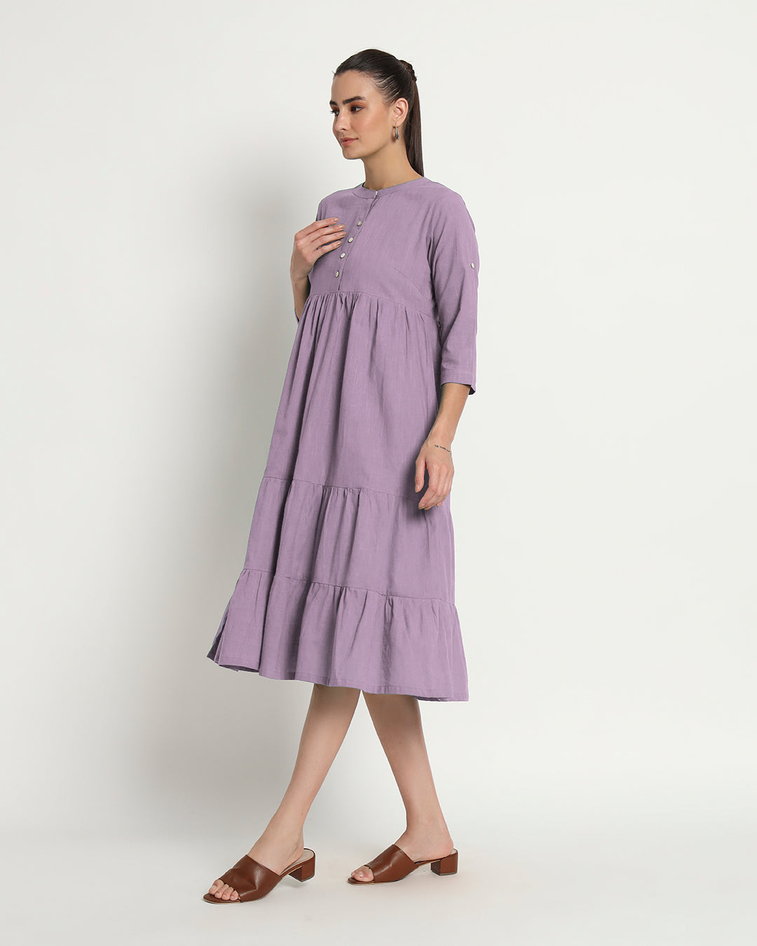 Iris Pink Beloved Breeze Band Dress