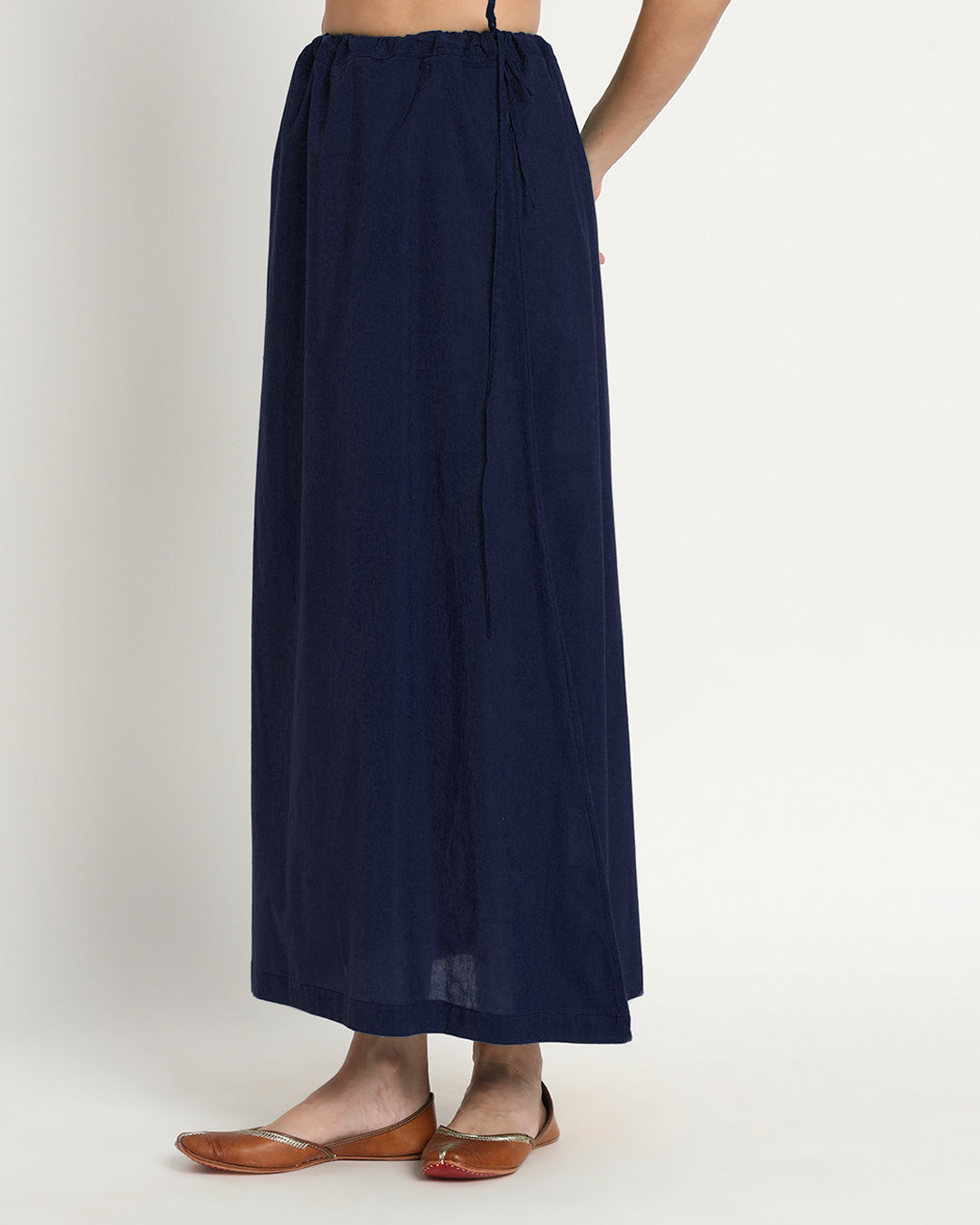 Combo: Black & Midnight Blue Peekaboo Petticoat- Set of 2