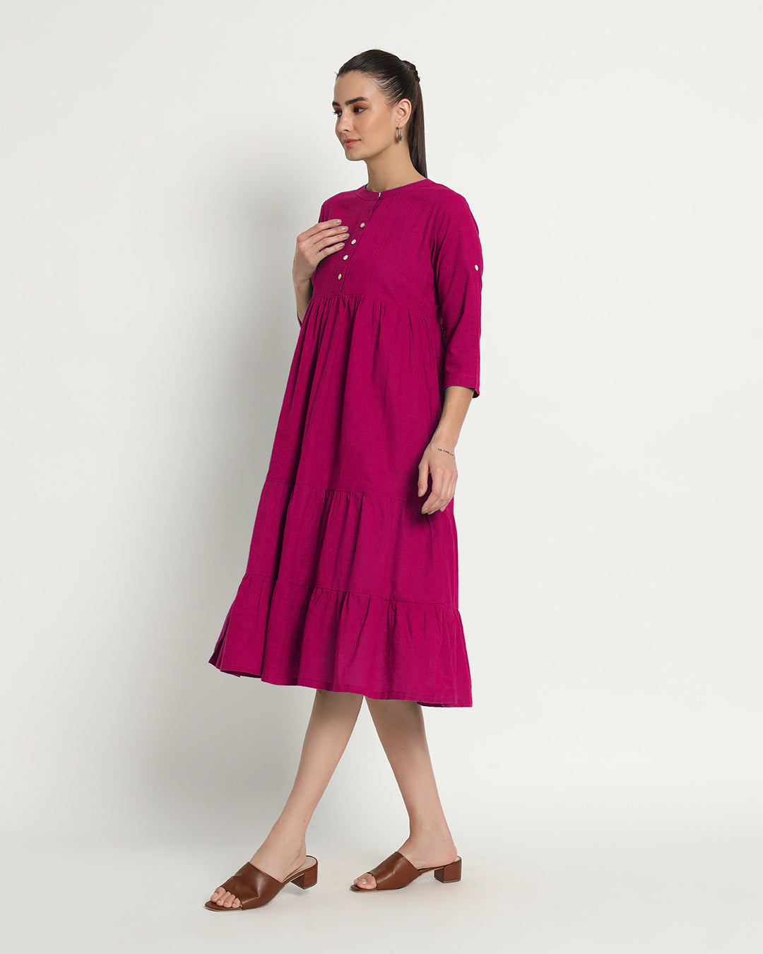 Queen's Gulabi Beloved Breeze Band Dress