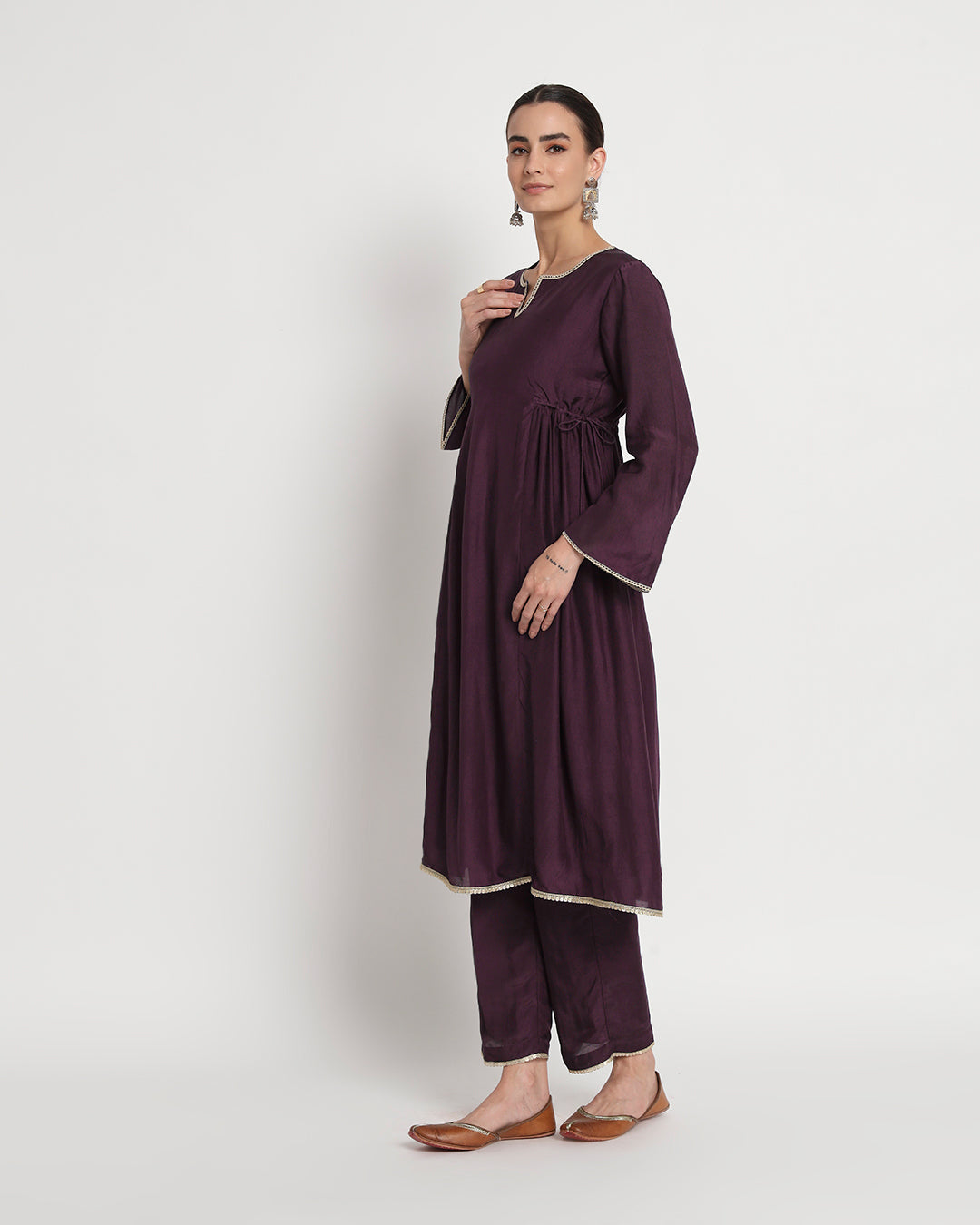 Plum Passion Lace Flourish Gala Co-ord Set