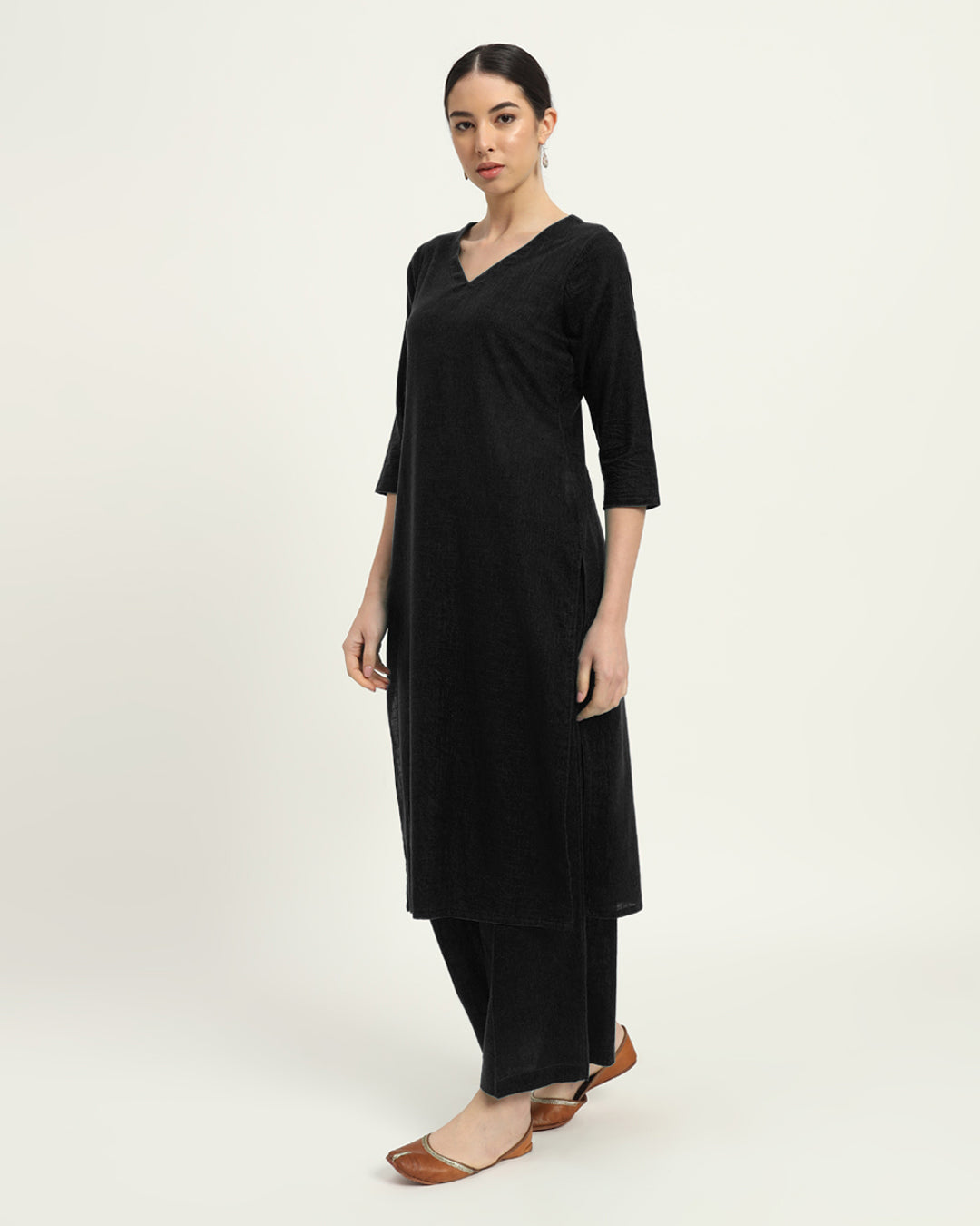Combo: Black & Beige Verve & Versatility Kurta