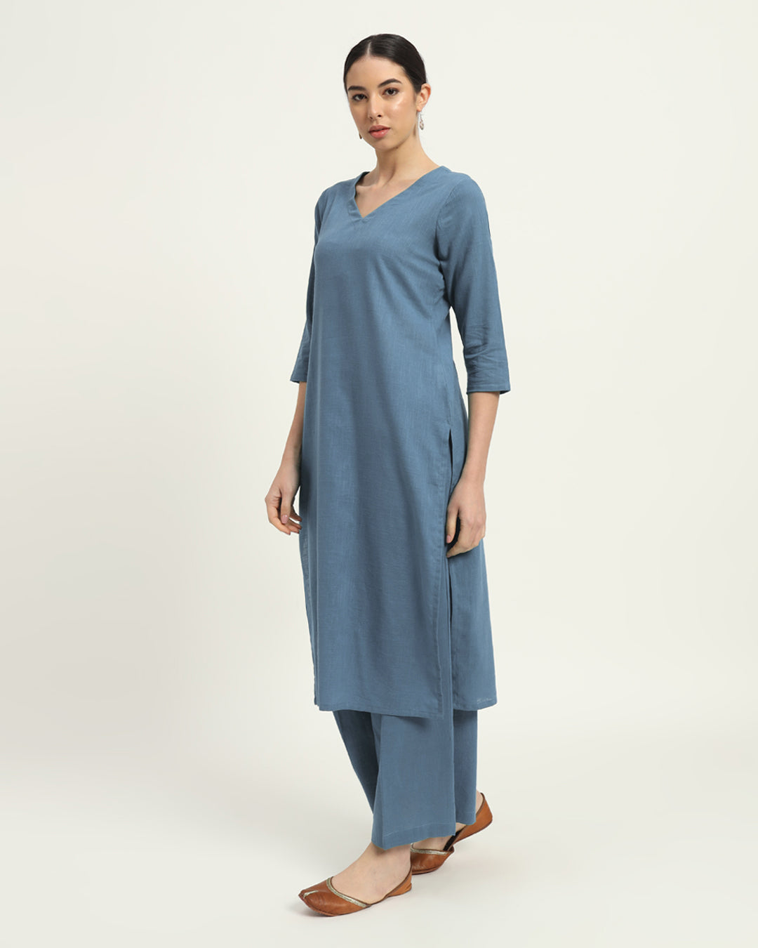 Combo: Blue Dawn & Sage Green Verve & Versatility Kurta