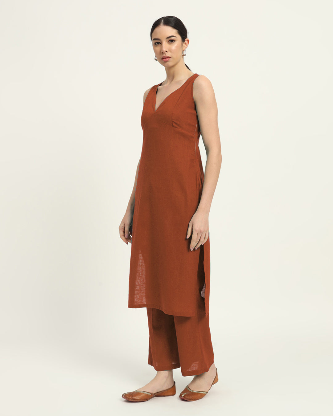 Combo: Blush & Iced Grey Modern Muse Sweetheart Solid Kurta
