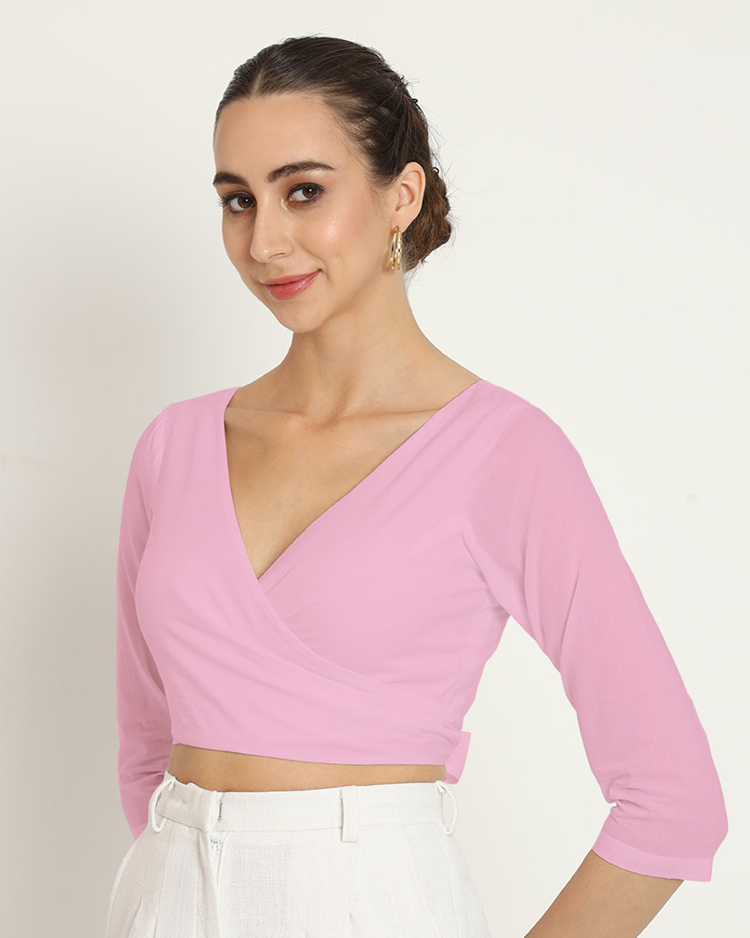 Pink Mist Knotty By Nature Blouse