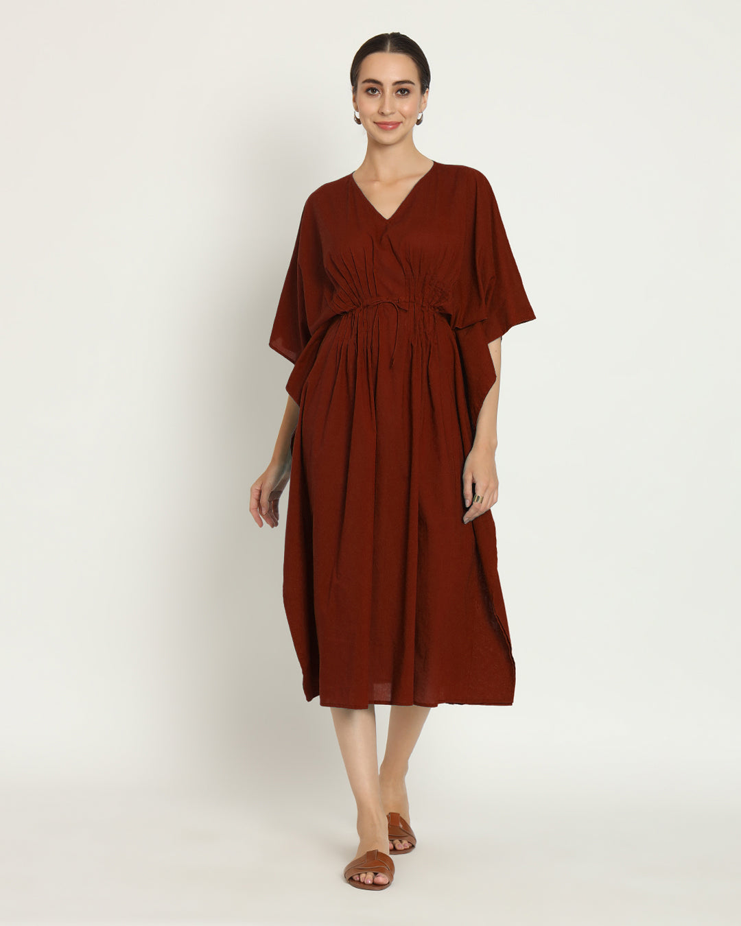 Russet Red Kaftan Starry Nightdress