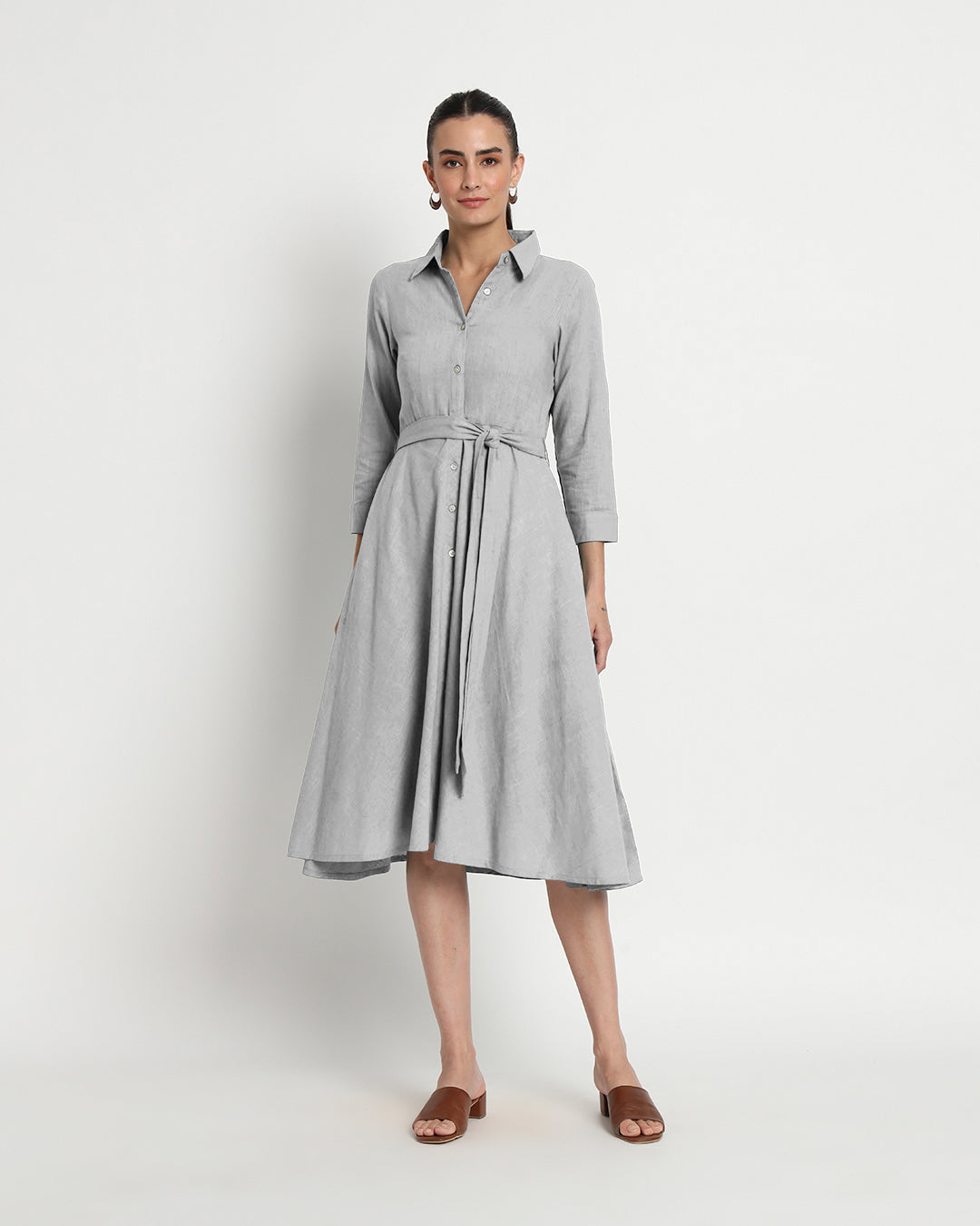 Iced Grey Knots & Knots Dress