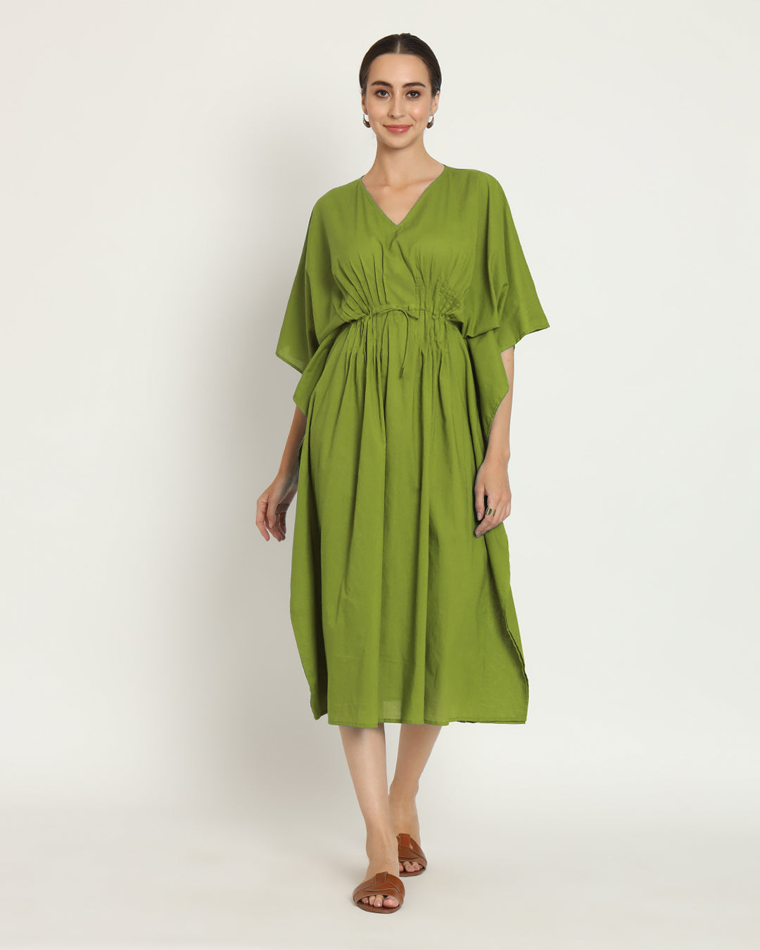 Sage Green Kaftan Starry Nightdress