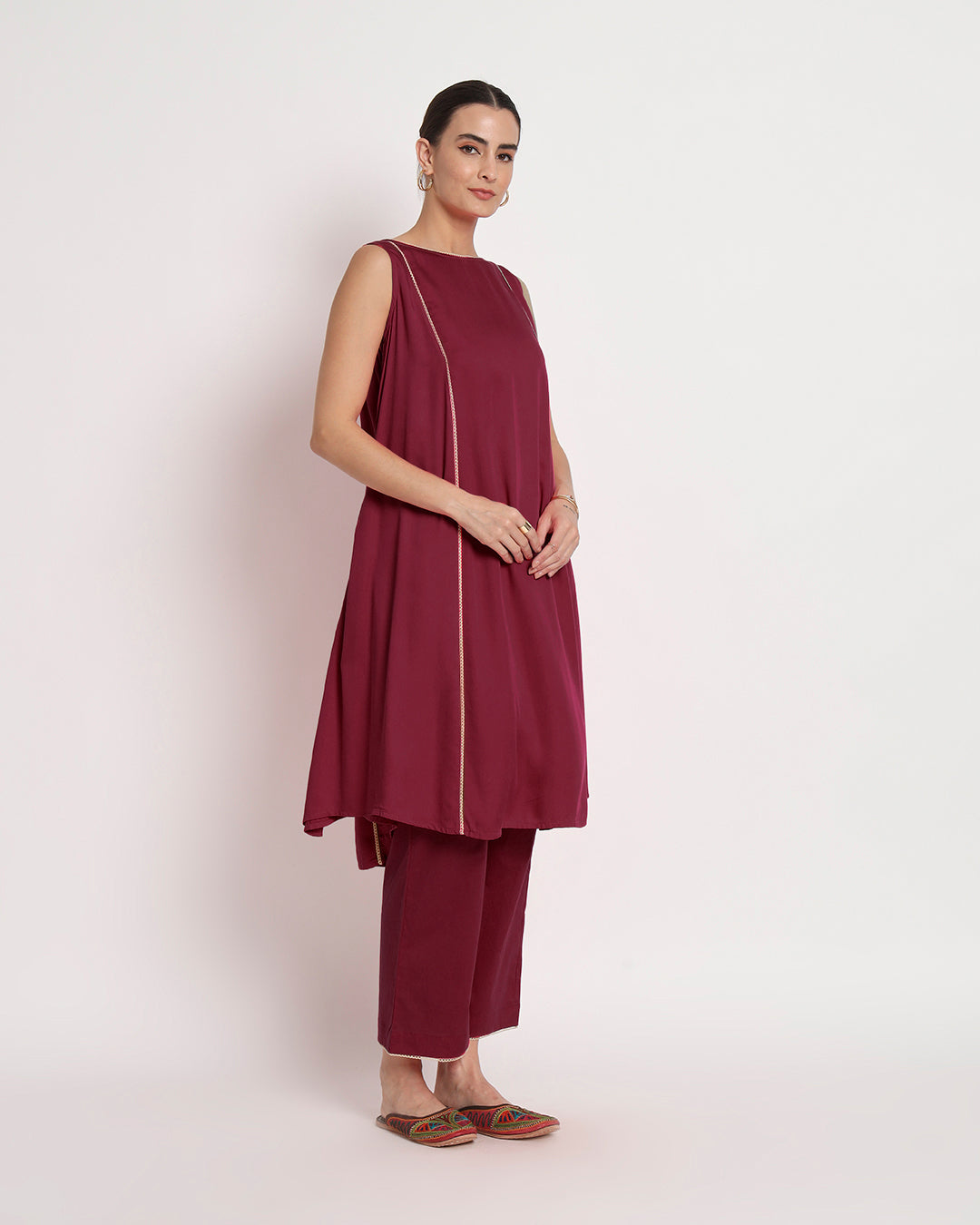 Russet Red Whimsy Gala Flared Co-ord Set