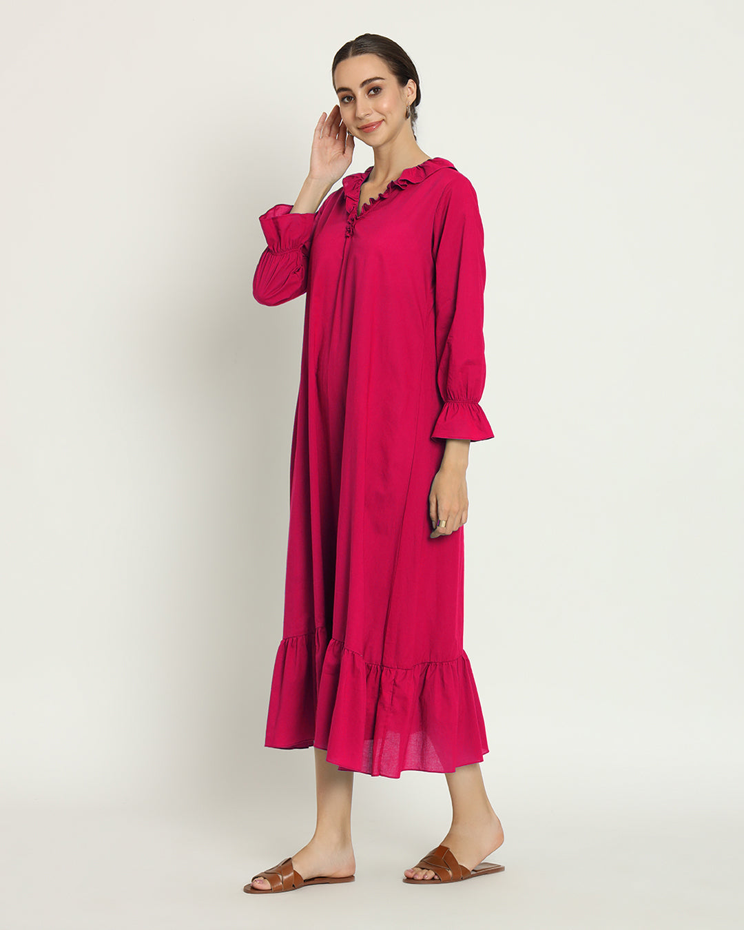 Queen's Gulabi Dream Catcher Nightdress