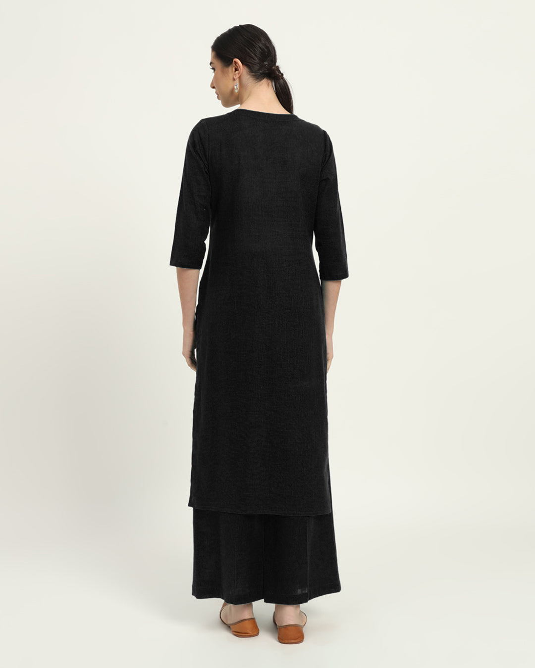 Combo: Black & Iced Grey Verve & Versatility Kurta