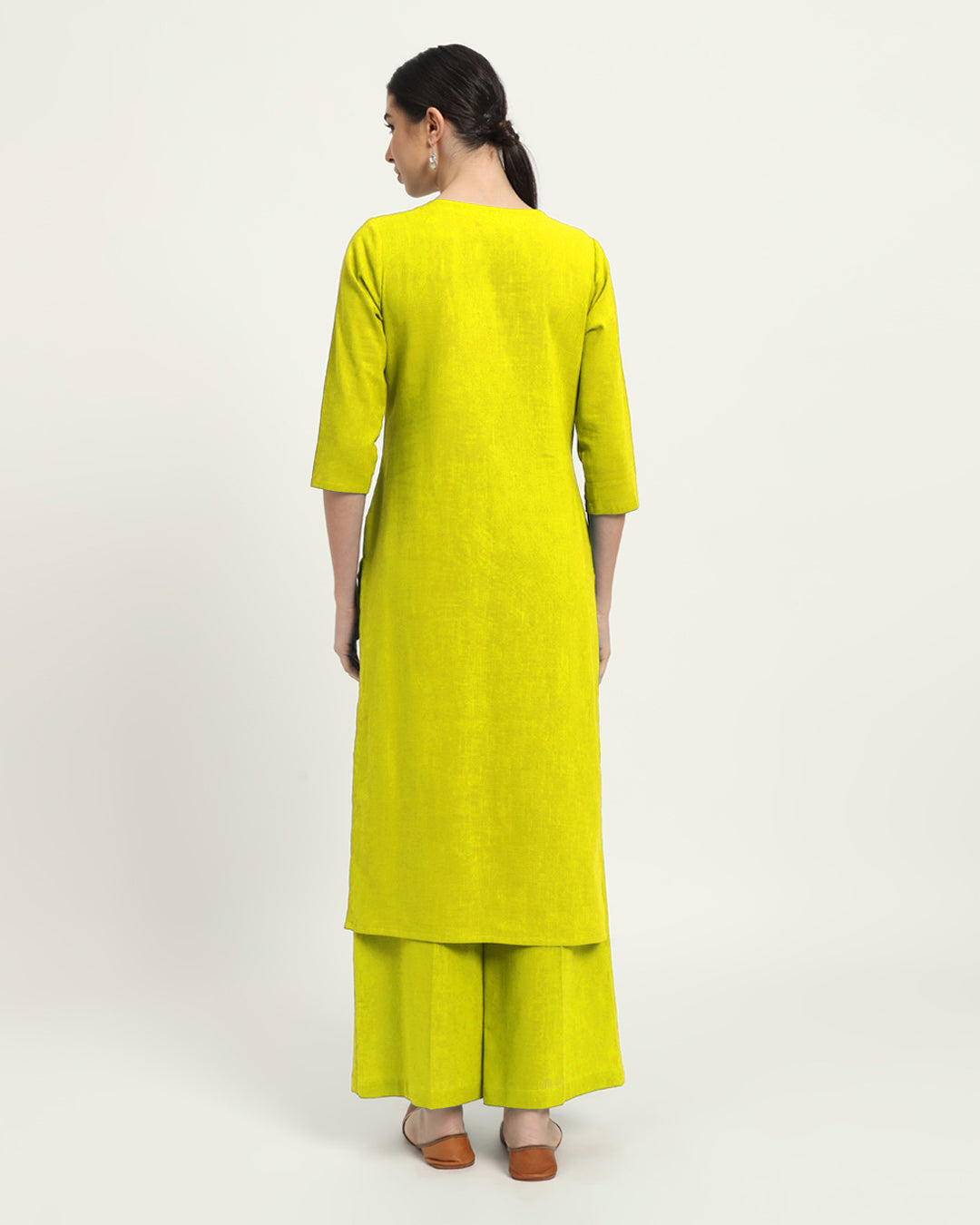 Combo: Beige & Burst of Lime Verve & Versatility Kurta