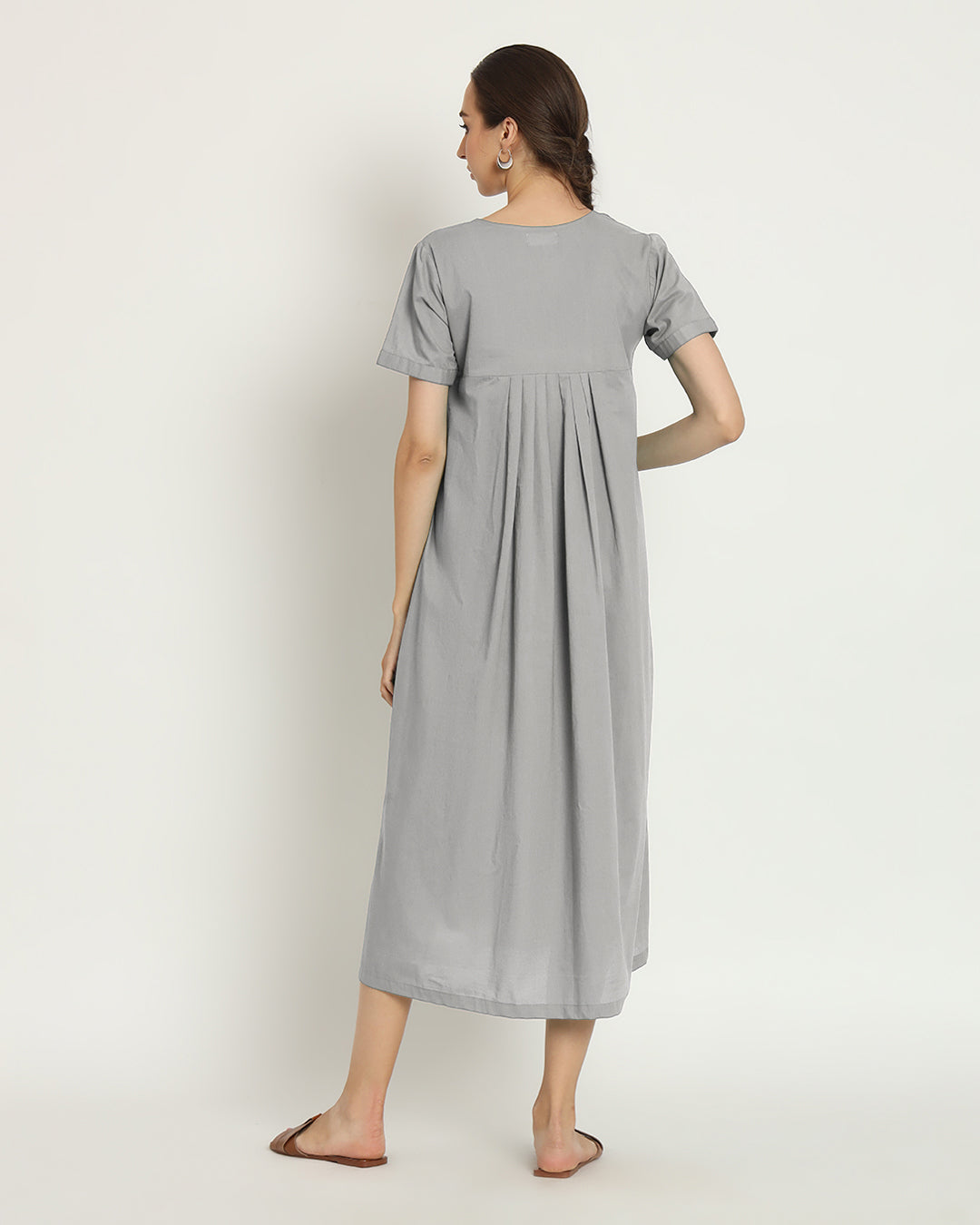 Iced Grey Square Neck Serenity Nightdress