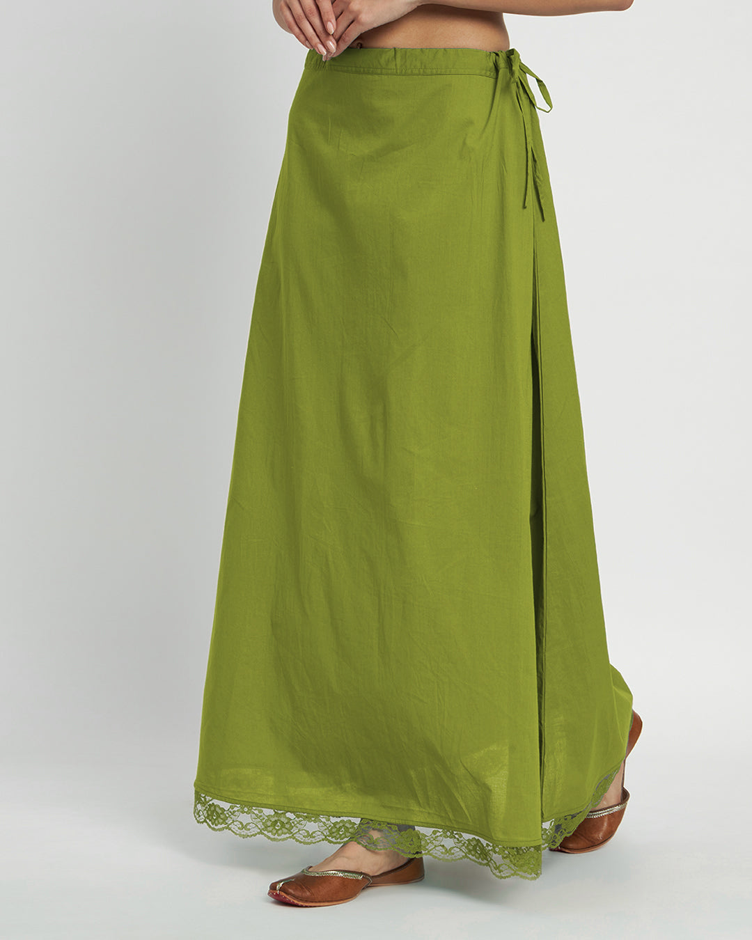 Sage Green Lace Medley Peekaboo Petticoat
