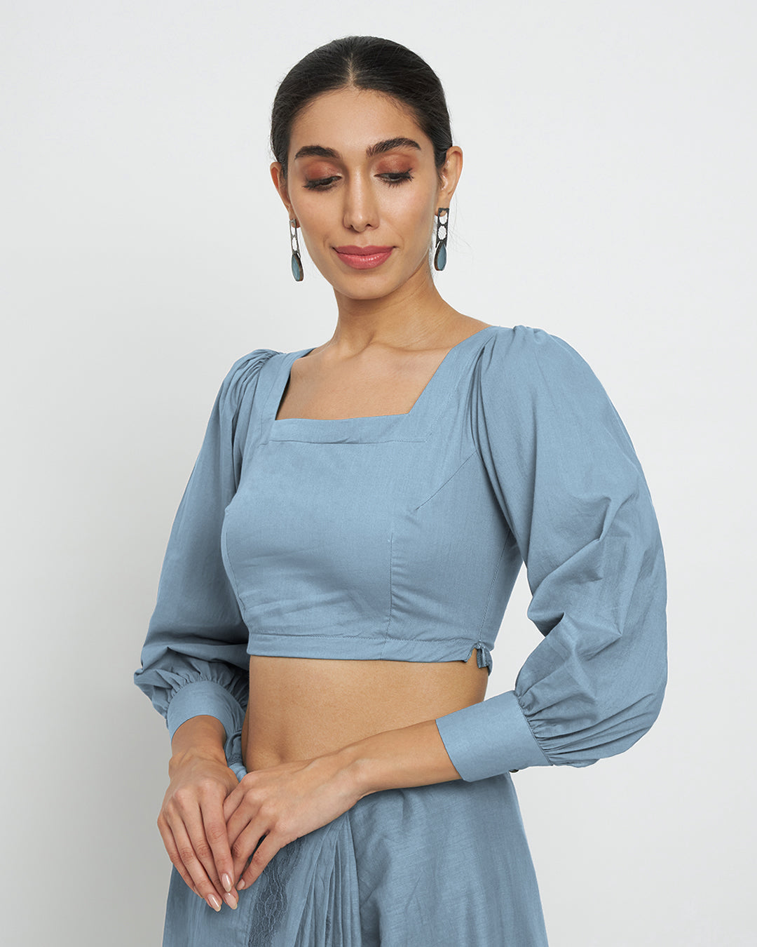 Blue Dawn Squared Sleekness Blouse