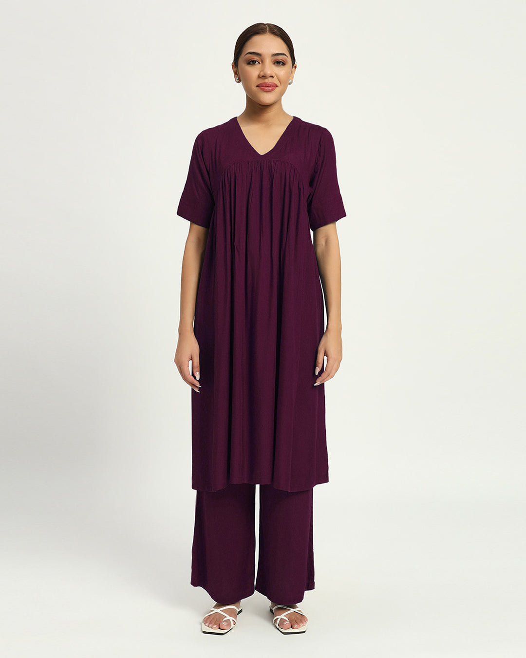 Plum Passion Everyday Urban Vibe Co-ord Set