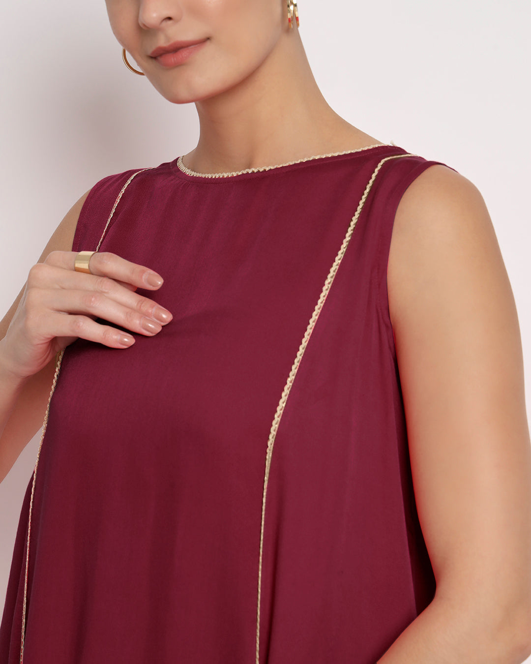 Russet Red Whimsy Gala Flared Co-ord Set