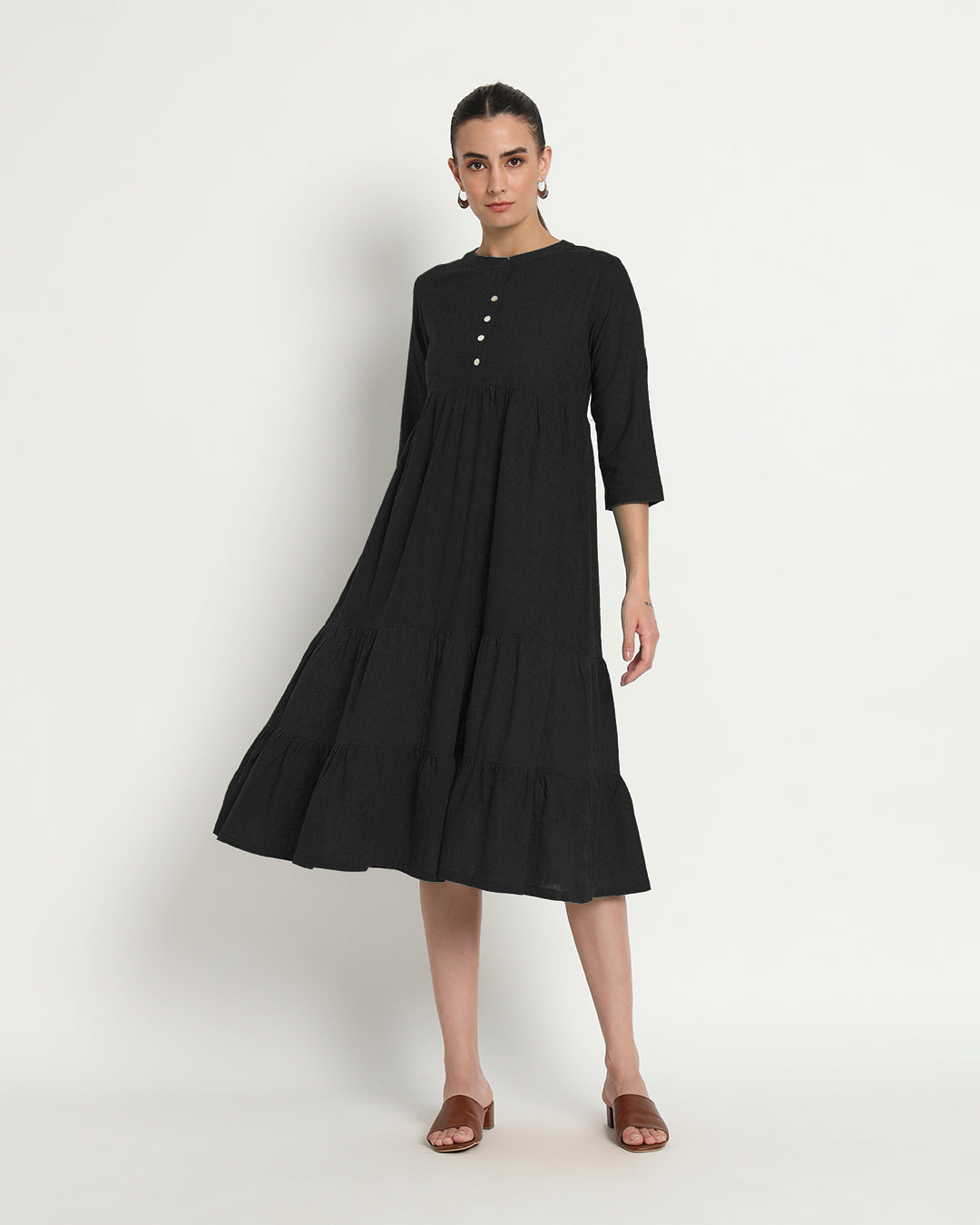 Classic Black Beloved Breeze Band Dress