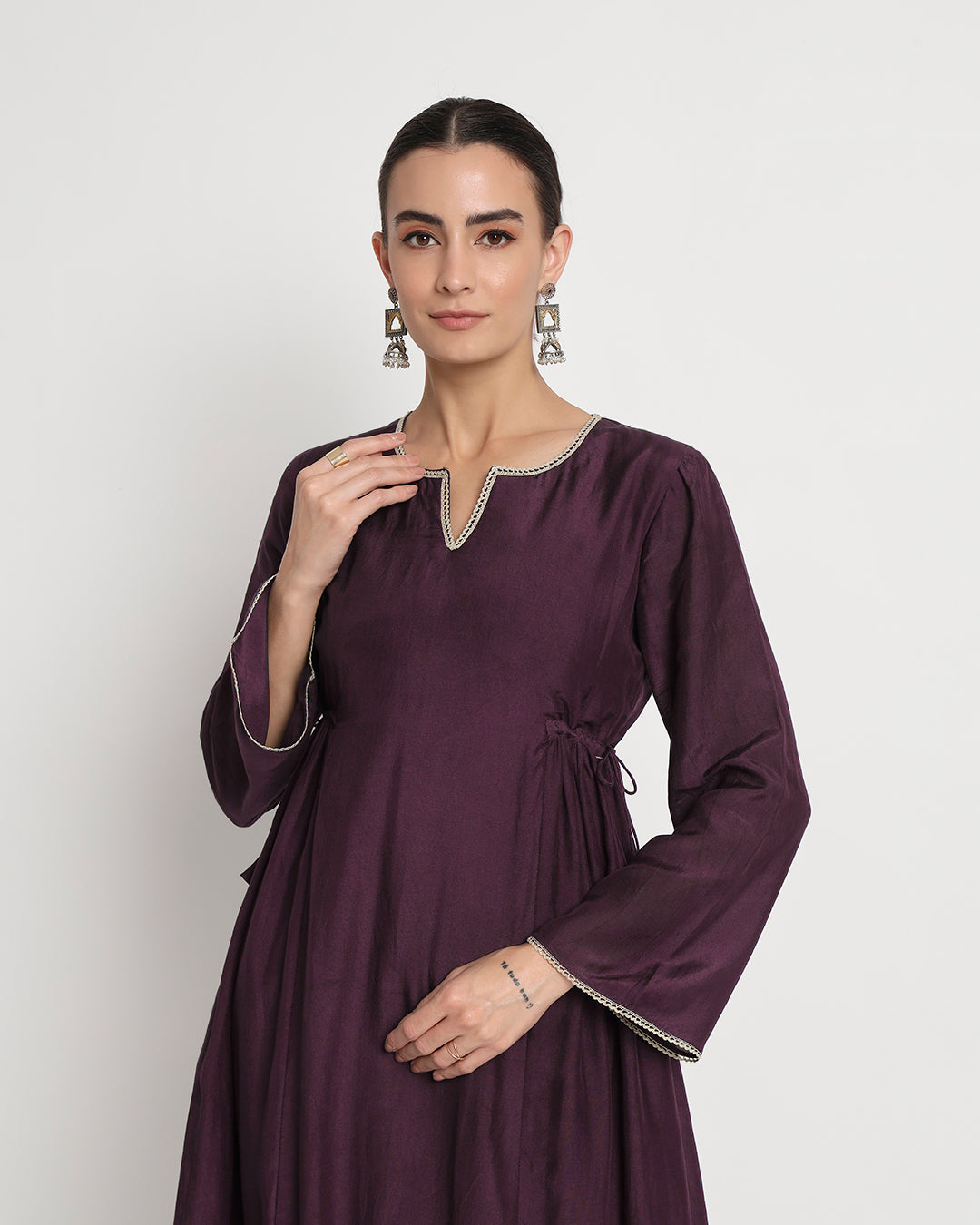 Plum Passion Lace Flourish Gala Co-ord Set