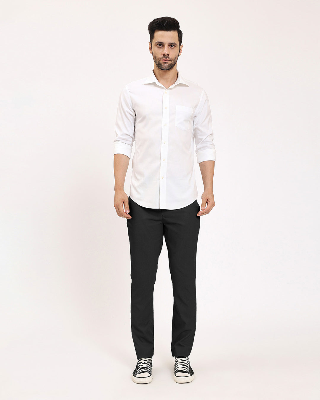 Psy Slim Fit Black Men's Pants