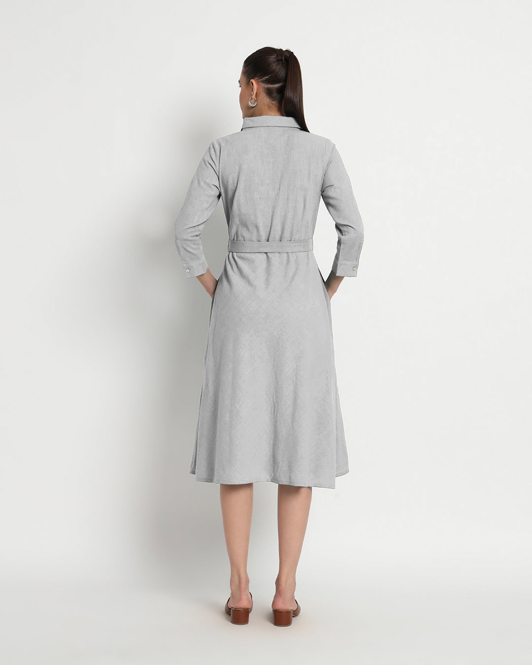Iced Grey Knots & Knots Dress