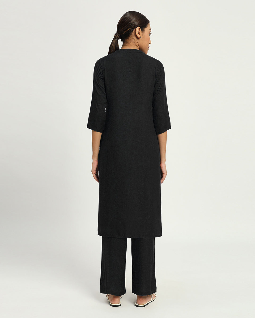 Black Everyday Power Chic Co-ord Set