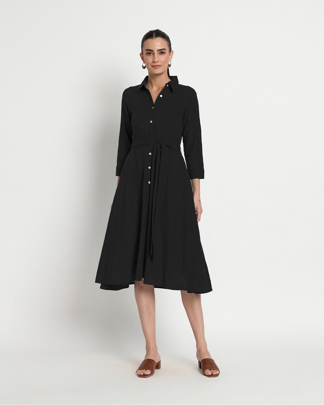 Classic Black Knots & Knots Dress