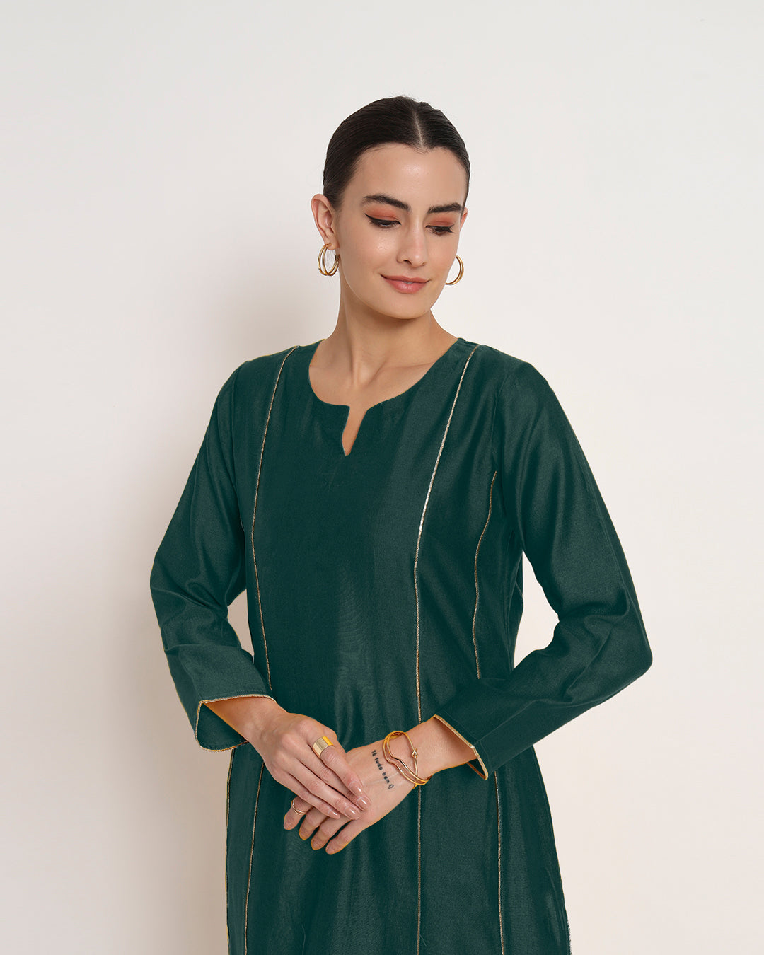 Deep Teal Gala Co-ord Set