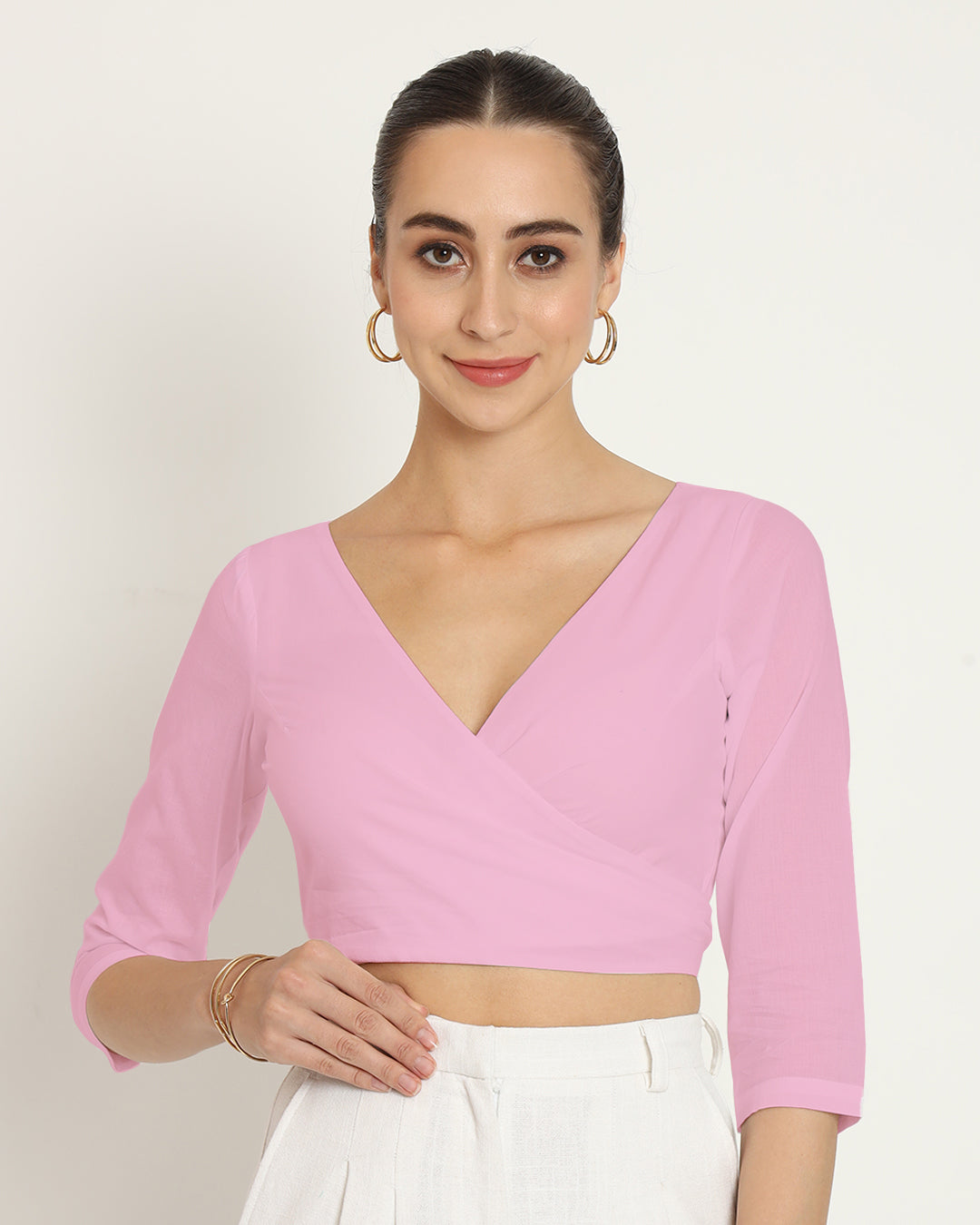 Pink Mist Knotty By Nature Blouse
