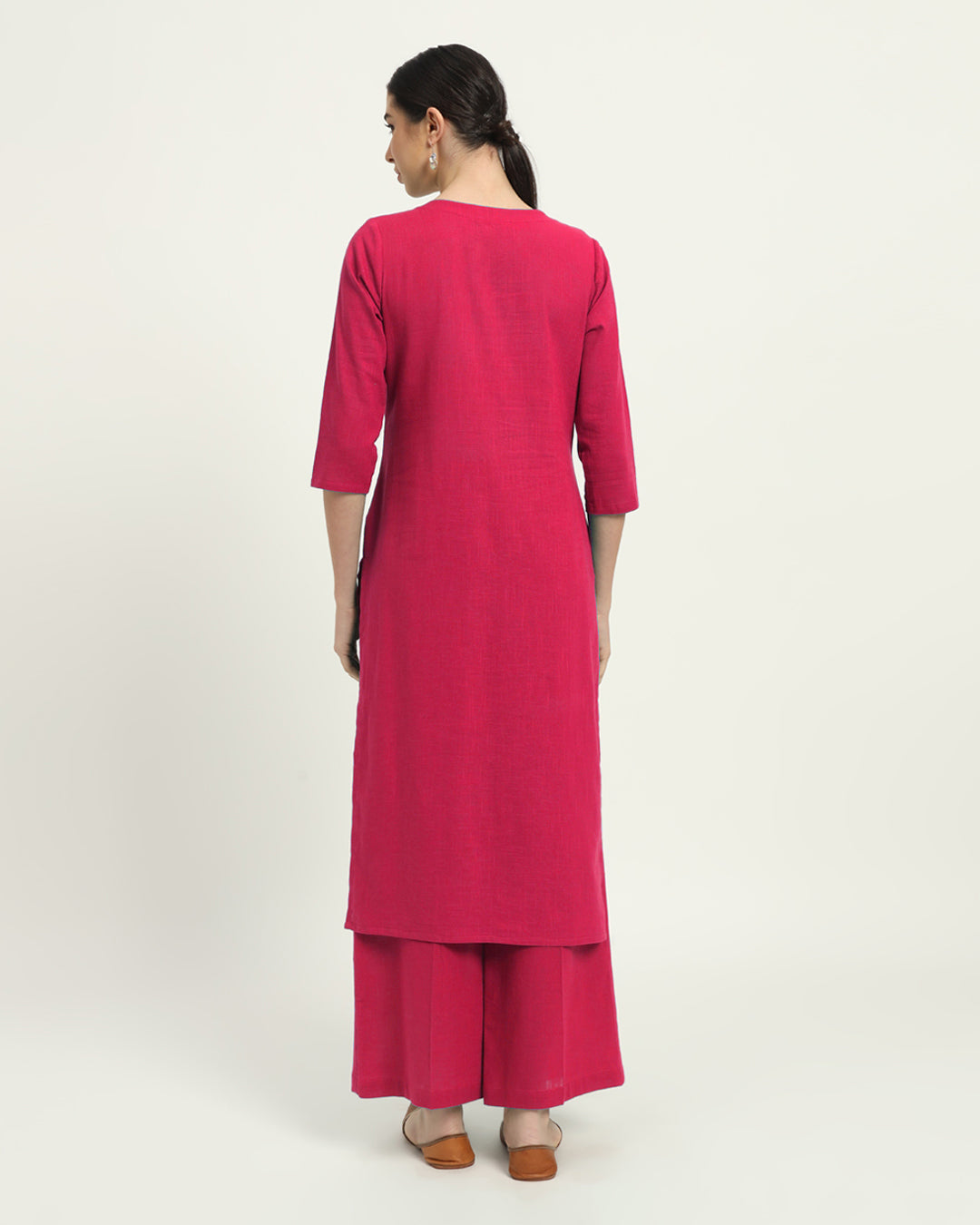 Queen's Gulabi Verve & Versatility Kurta (Without Bottoms)