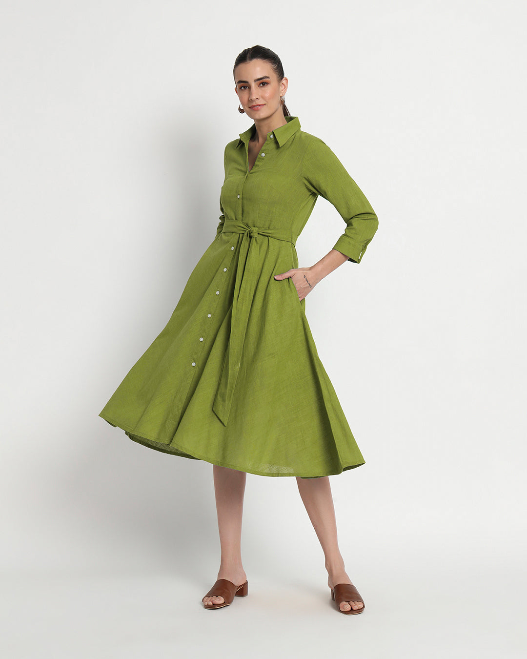 Sage Green Knots & Knots Dress