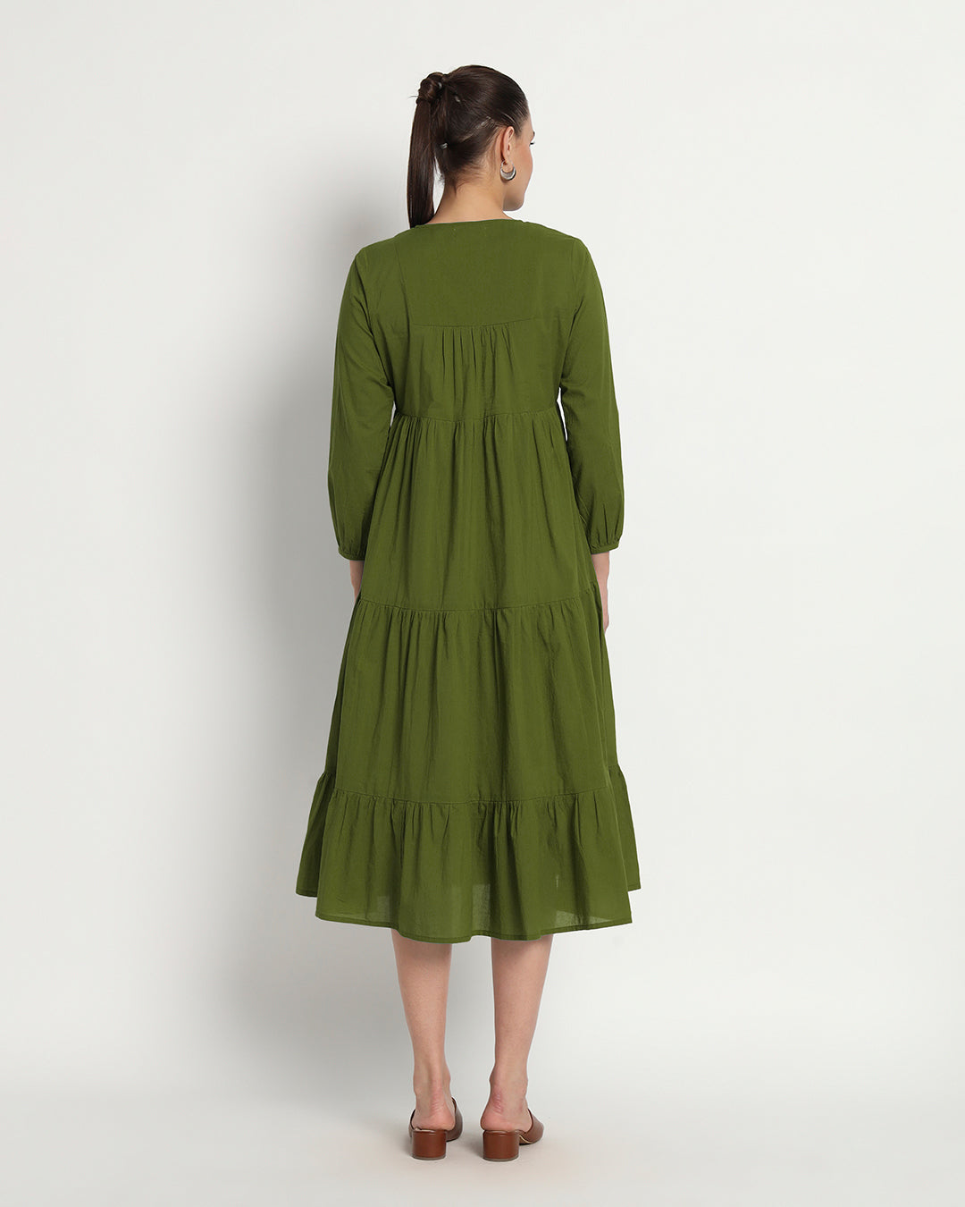 Greening Spring Joyful Journey Maxi Dress