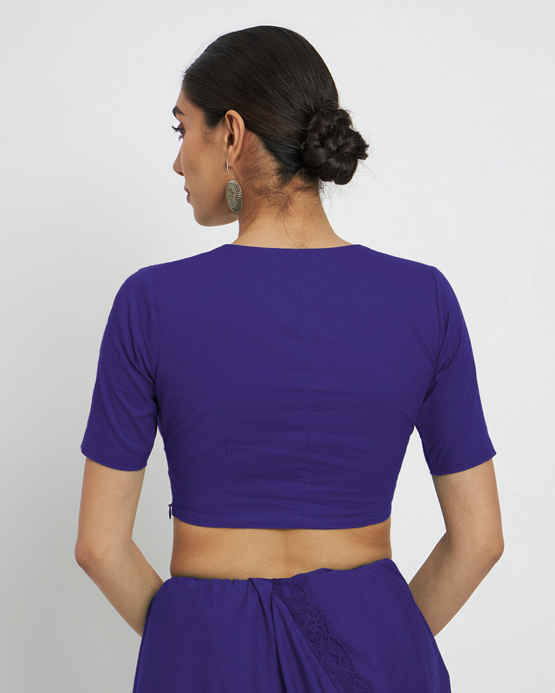 Aurora Purple Allure Deep V Blouse