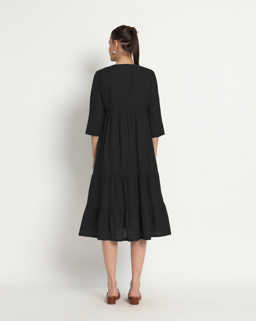 Classic Black Beloved Breeze Band Dress