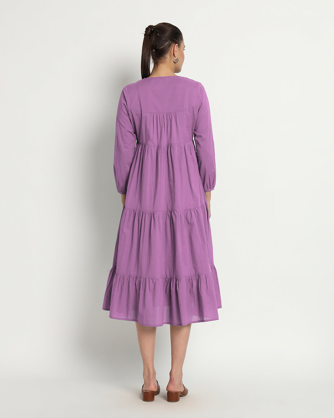Wisteria Purple Joyful Journey Maxi Dress