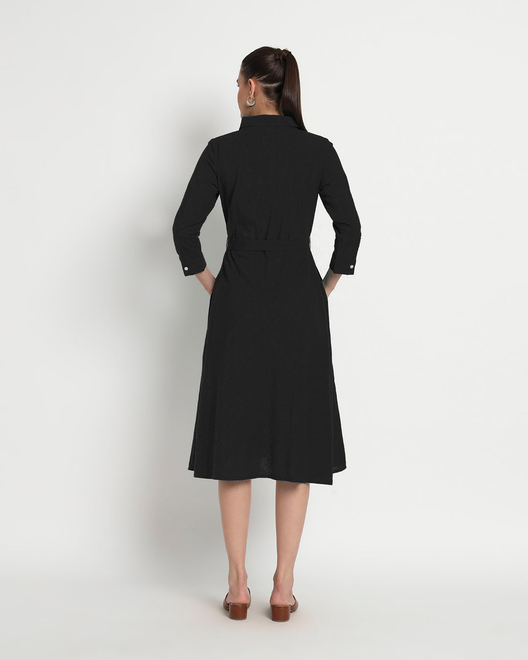 Classic Black Knots & Knots Dress