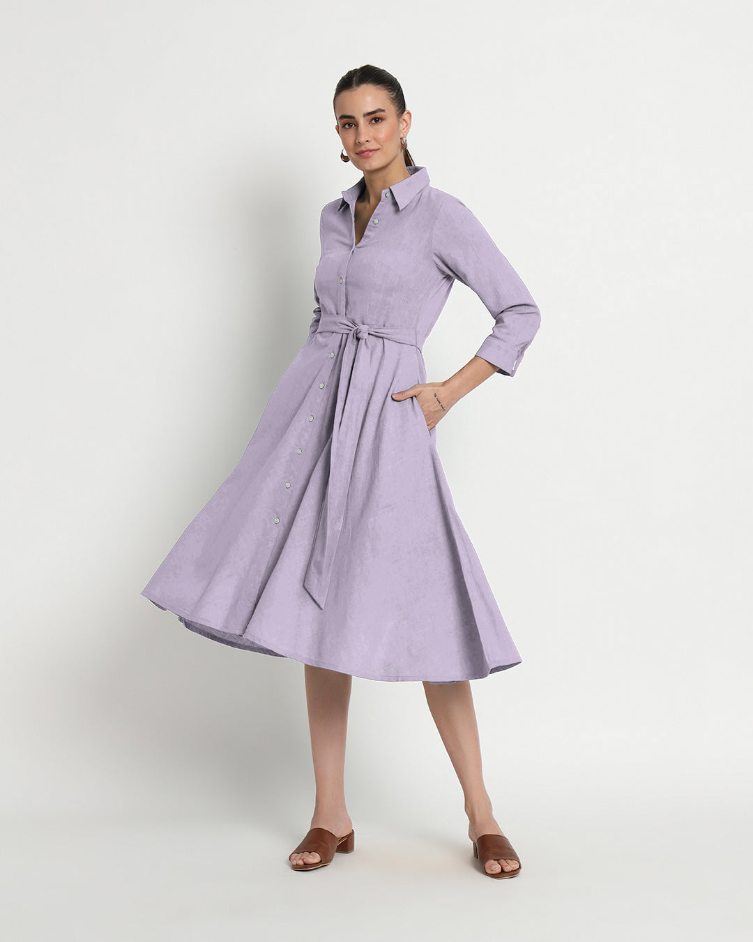 Lilac Knots & Knots Dress