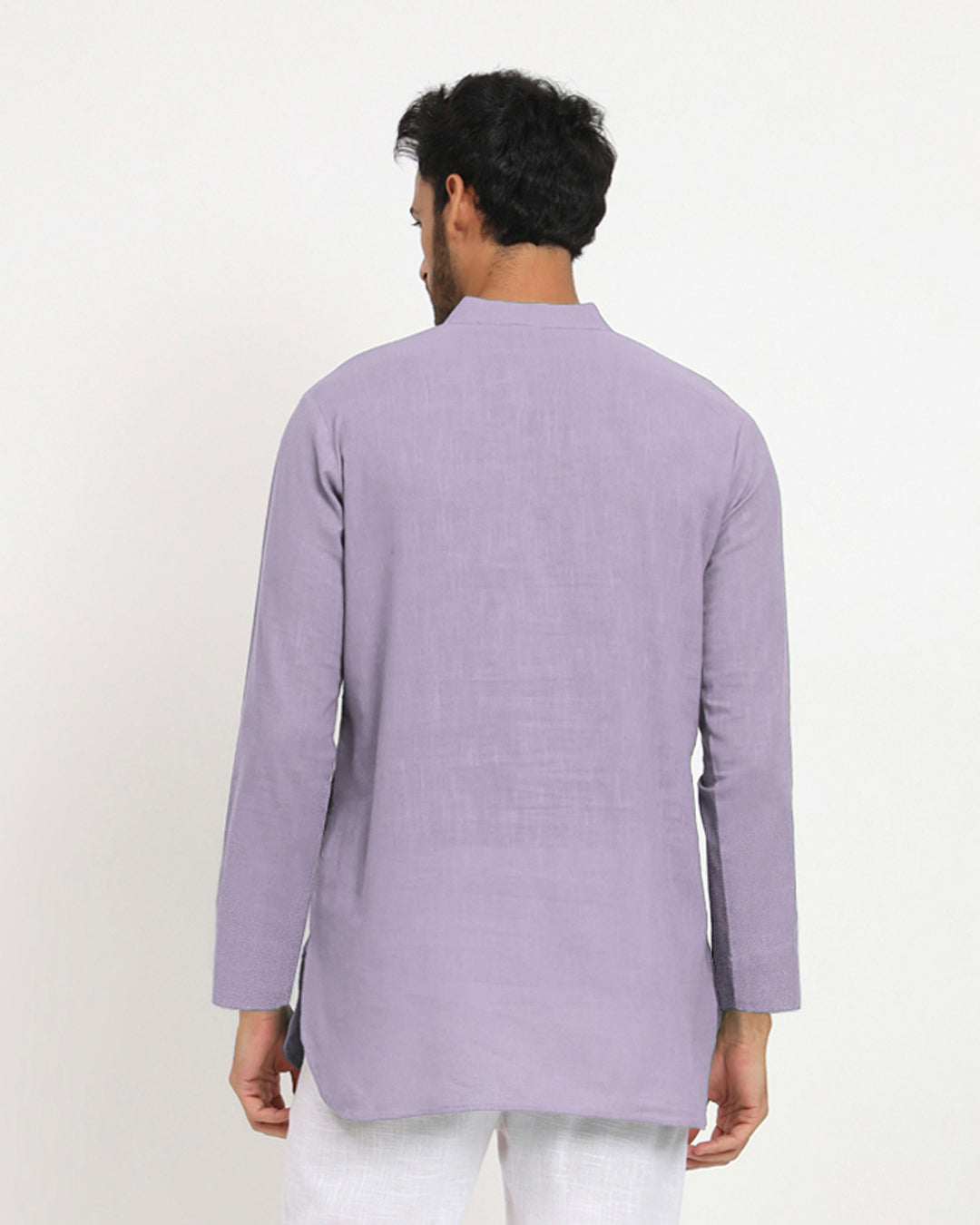 Lilac Sleek Symmetry Men's Kurta