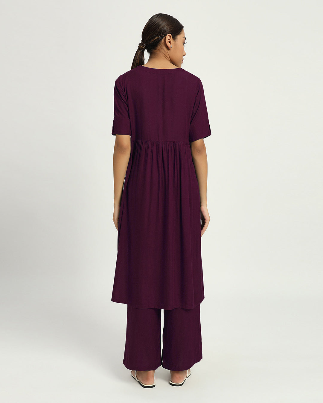 Plum Passion Everyday Urban Vibe Co-ord Set