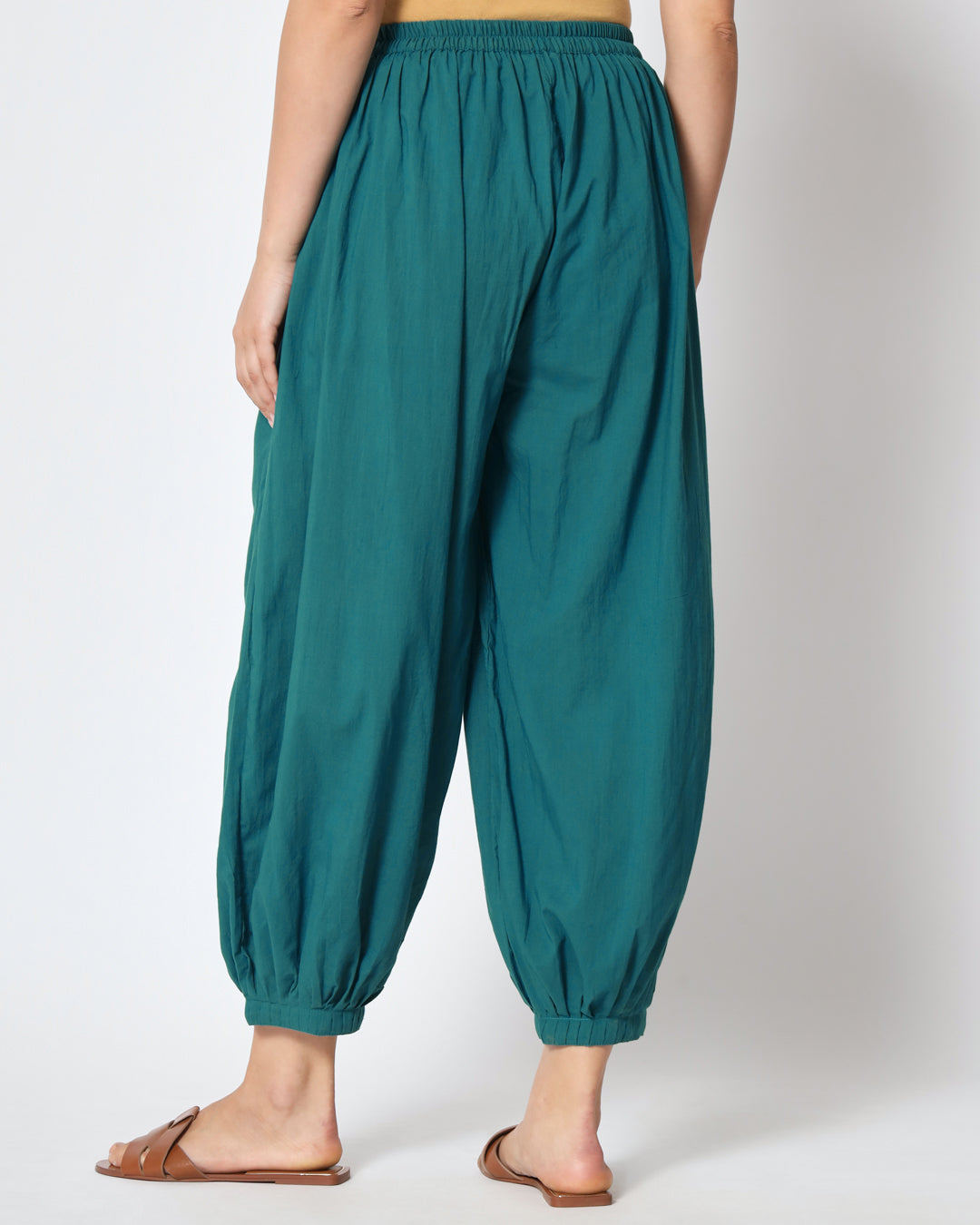 Deep Teal Pleated Salwar