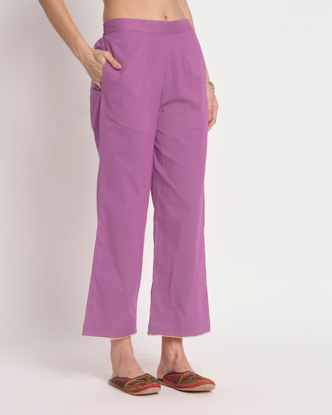 Wisteria Purple Whimsy Gala Flared Co-ord Set