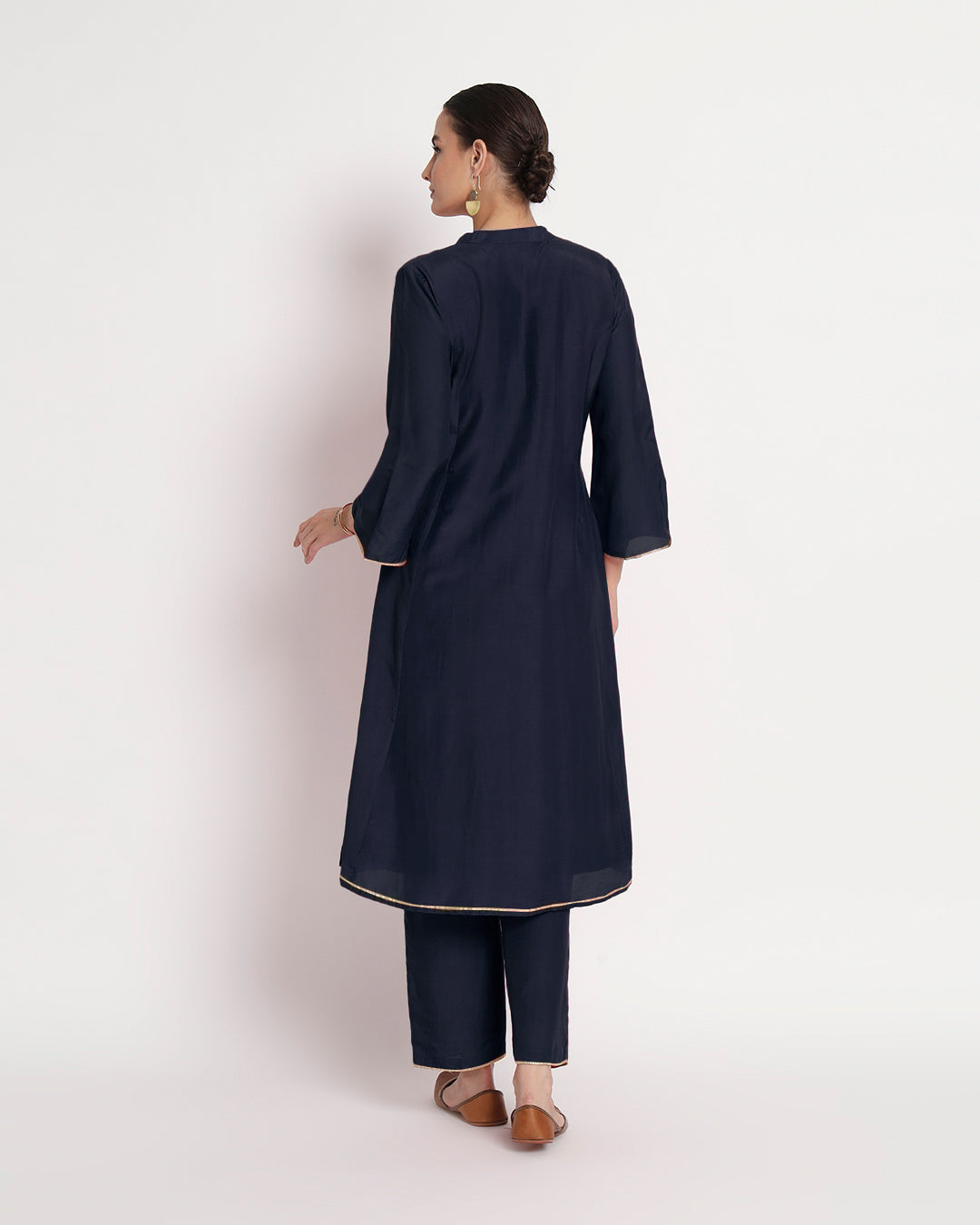 Midnight Blue Royal Notch Gala Co-ord Set