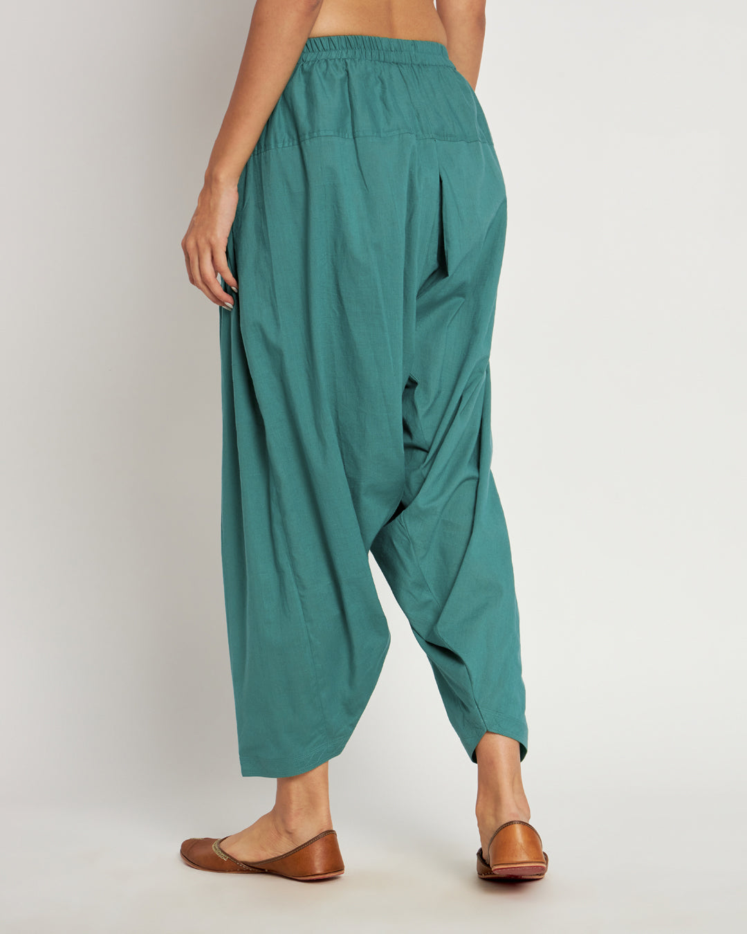 Green Gleam Patiala Pants