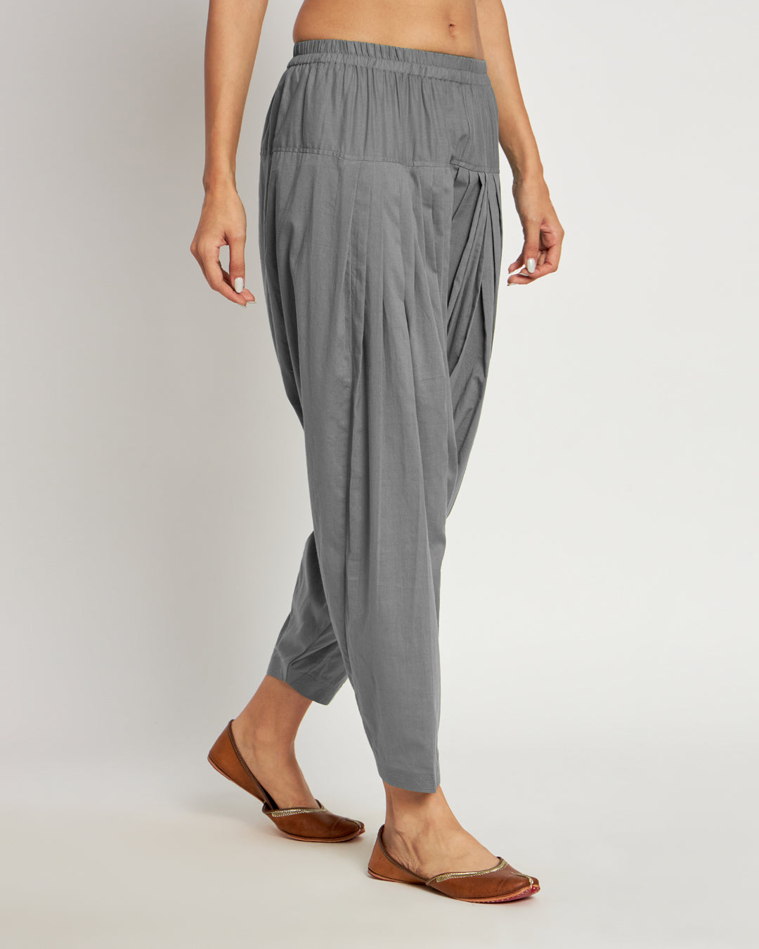 Iced Grey Patiala Pants