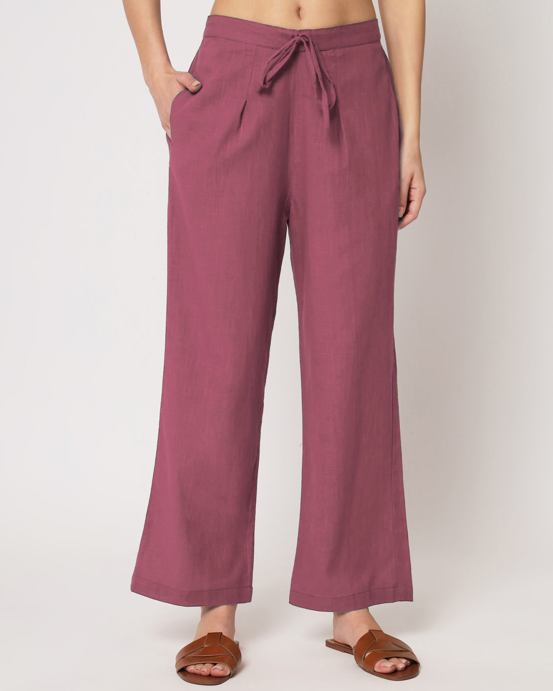 Wings of Rose Bishop Sleeves Solid Co-ord Set