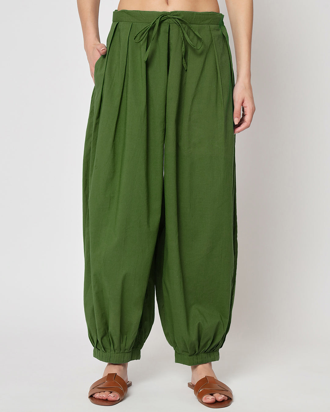 Greening Spring Lace Affair Solid Co-ord Set