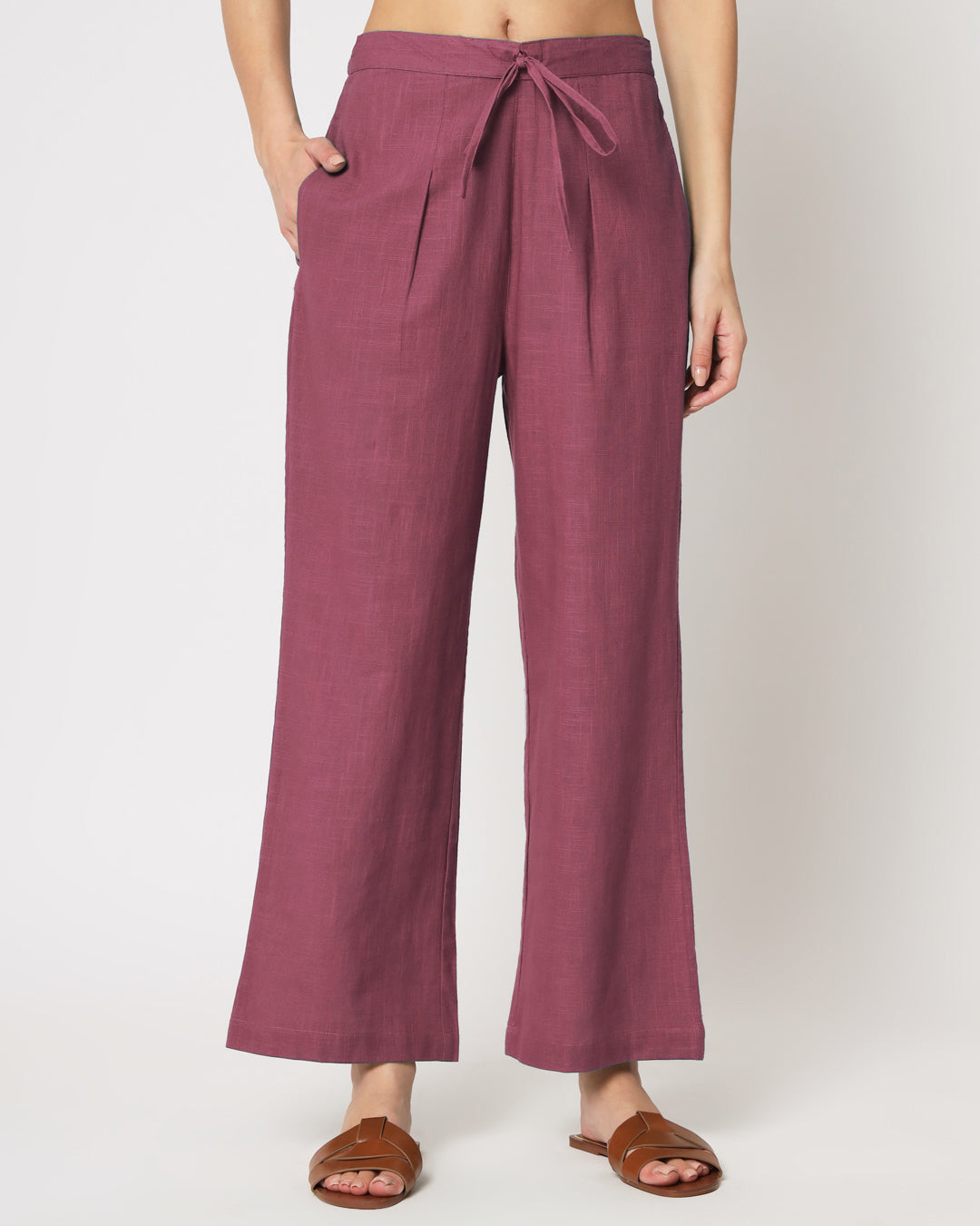 Wings of Rose Collar Neck Short Length Solid Co-ord Set